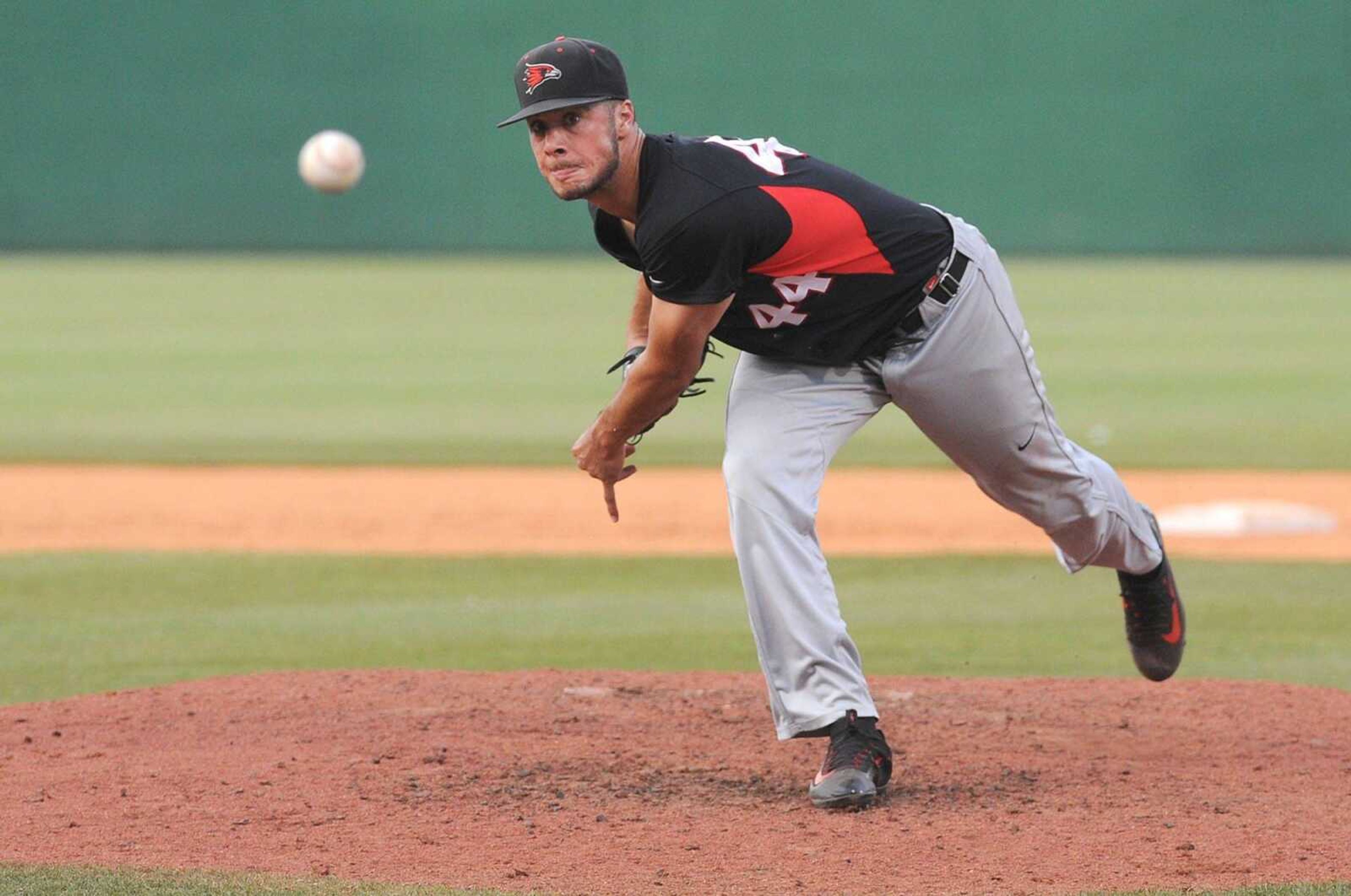 Southeast Missouri State pitcher Joey Lucchesi, named a Louisville Slugger first-team All-American by Collegiate Baseball Newspaper on Thursday, likely will appear against Mississippi State in the opening game of the Starkville Regional today, but Redhawks coach Steve Bieser would not commit to using the two-time OVC Pitcher of the Year after a heavy workload last weekend.