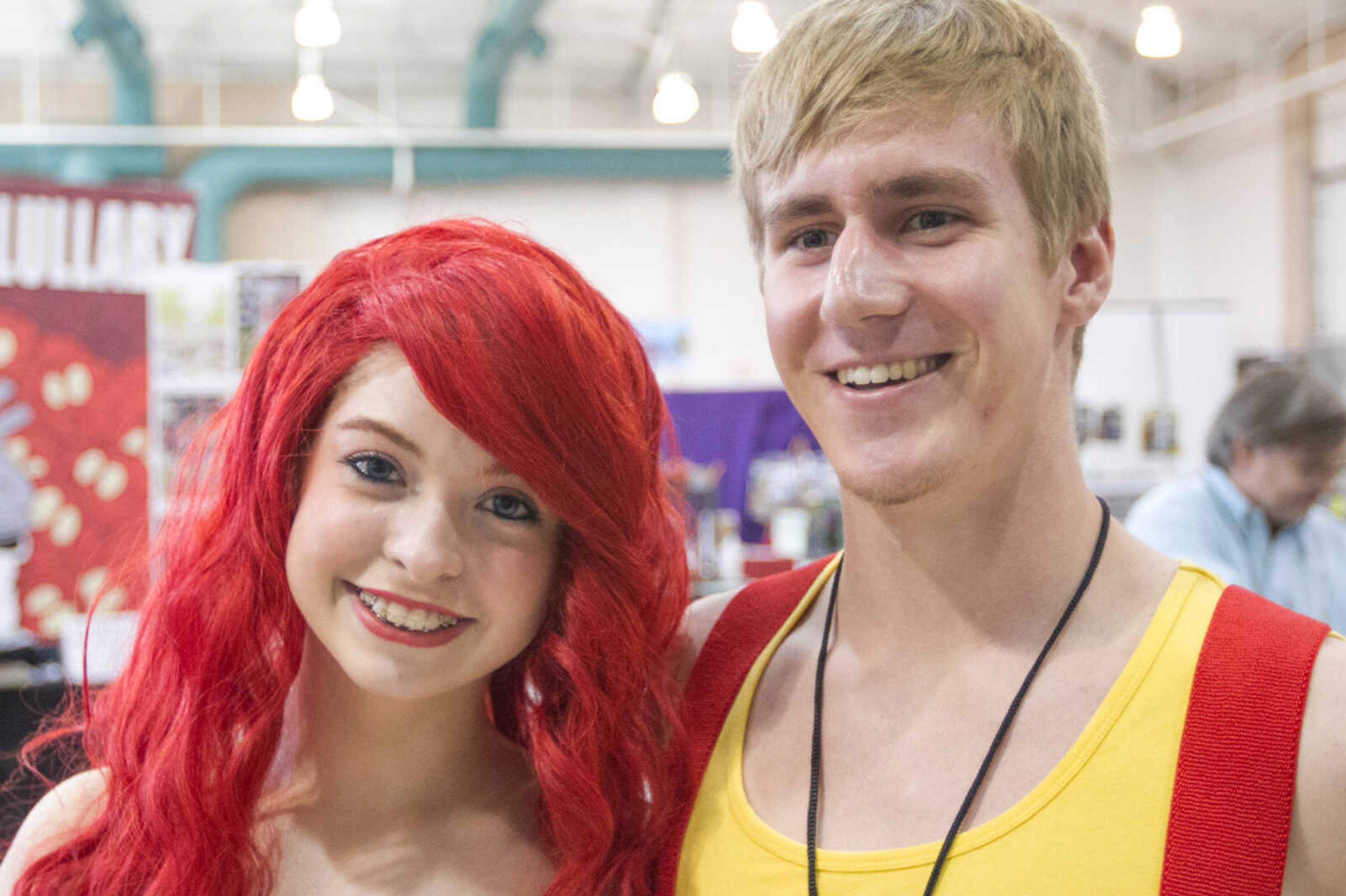 GLENN LANDBERG ~ glandberg@semissourian.com

Mallory Faith and Jordan Mayer pose for a photo at the Cape Comic Con Saturday, April 18, 2015 at the Osage Centre.