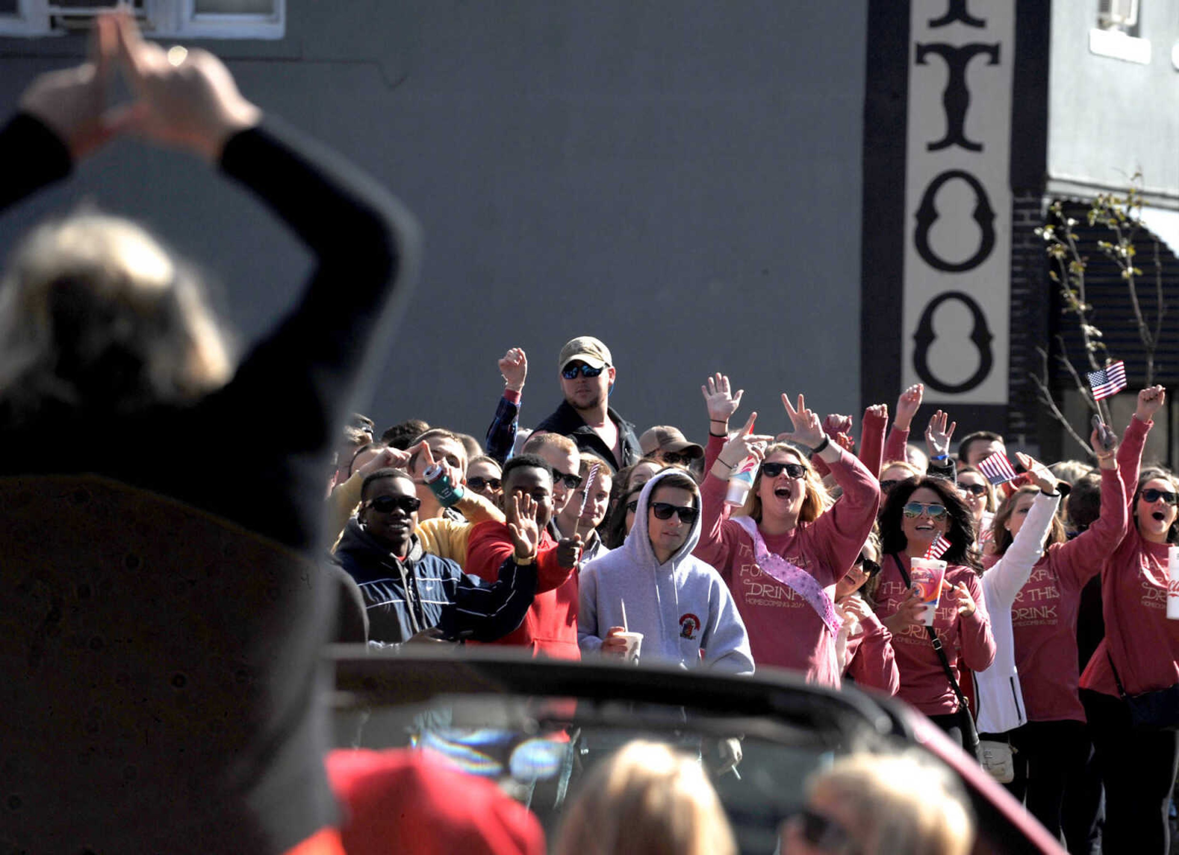 GLENN LANDBERG ~ glandberg@semissourian.com

The Southeast Missouri State University homecoming parade moves down Broadway St. in Cape Girardeau Saturday Morning, Oct. 4, 2014.