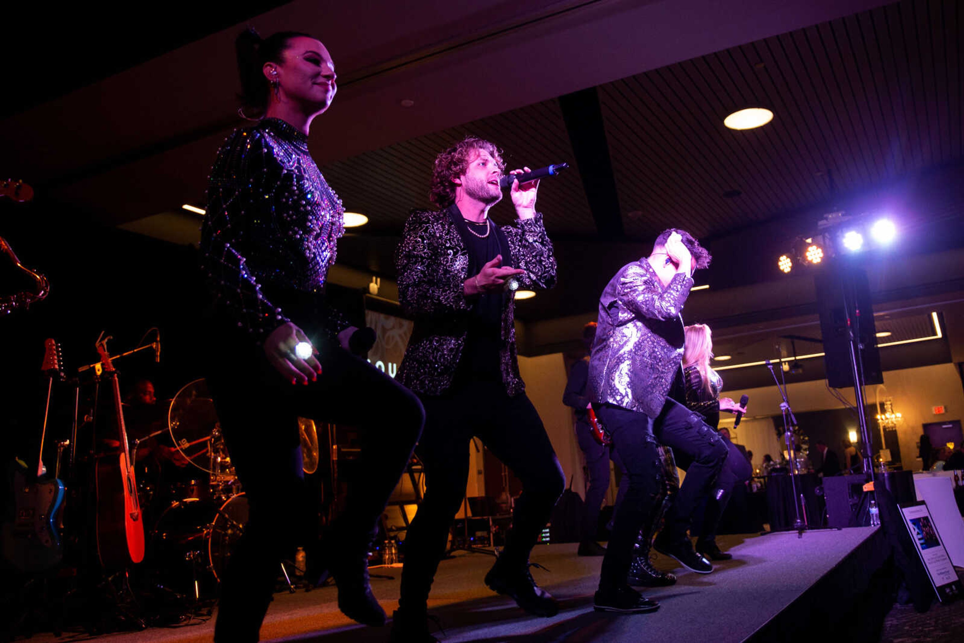 The 12 South Band performs during the gala.