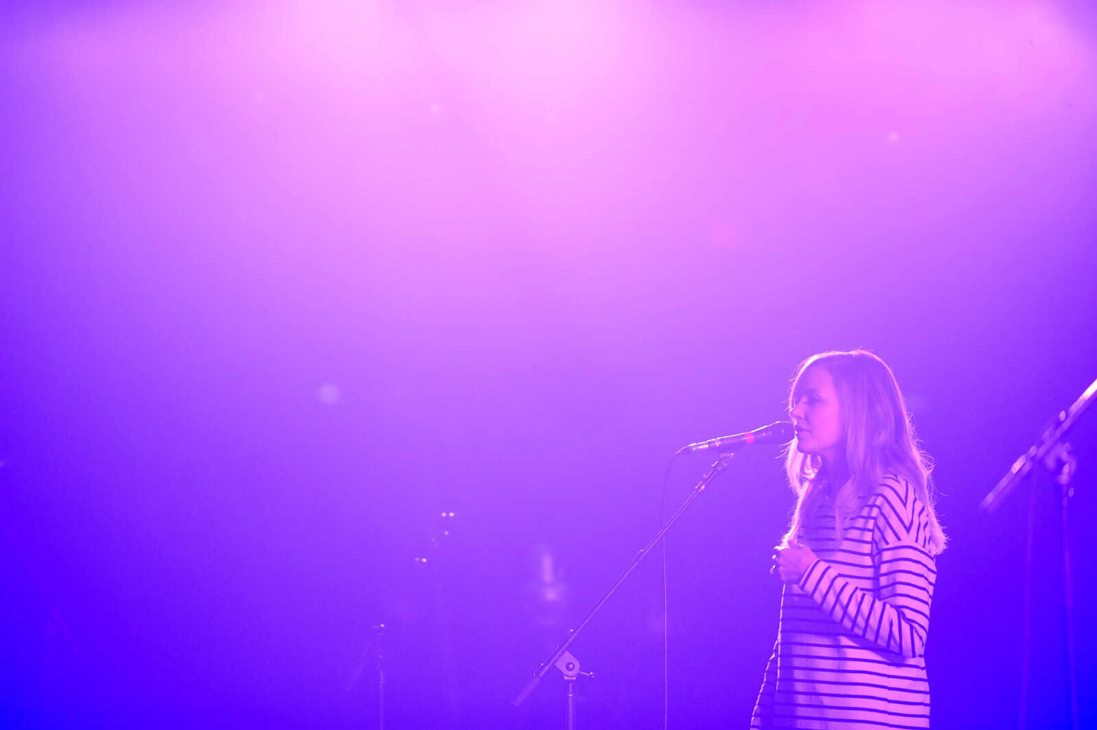 Jenn Johnson of Bethel Music sings praise during their set at The Roadshow on Thursday, Feb. 22, 2018, held at the Show Me Center in Cape Girardeau.