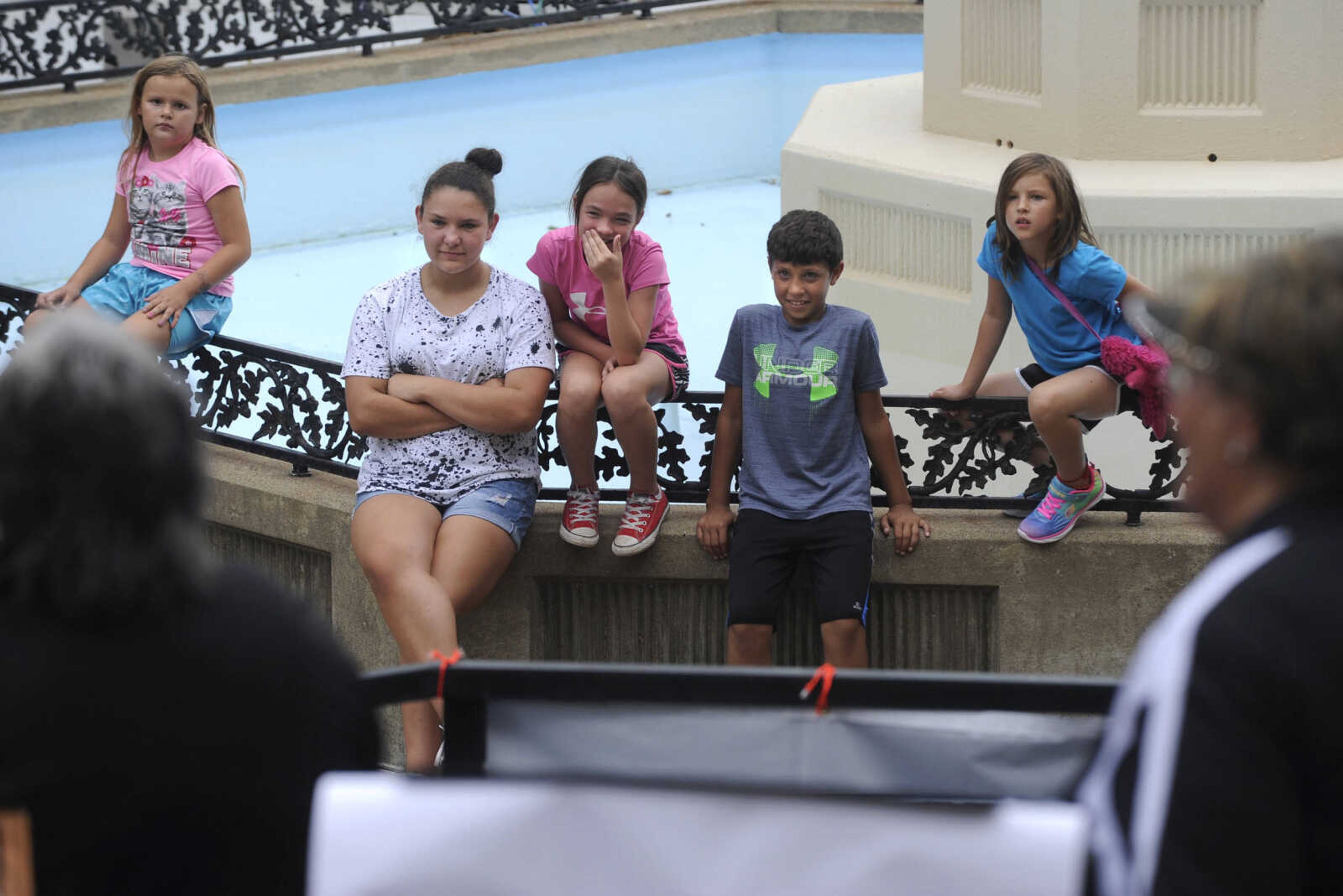 FRED LYNCH ~ flynch@semissourian.com
Audience members watch "Family Feud" in front of the stage Wednesday, July 26, 2017 at Homecomers in Jackson.