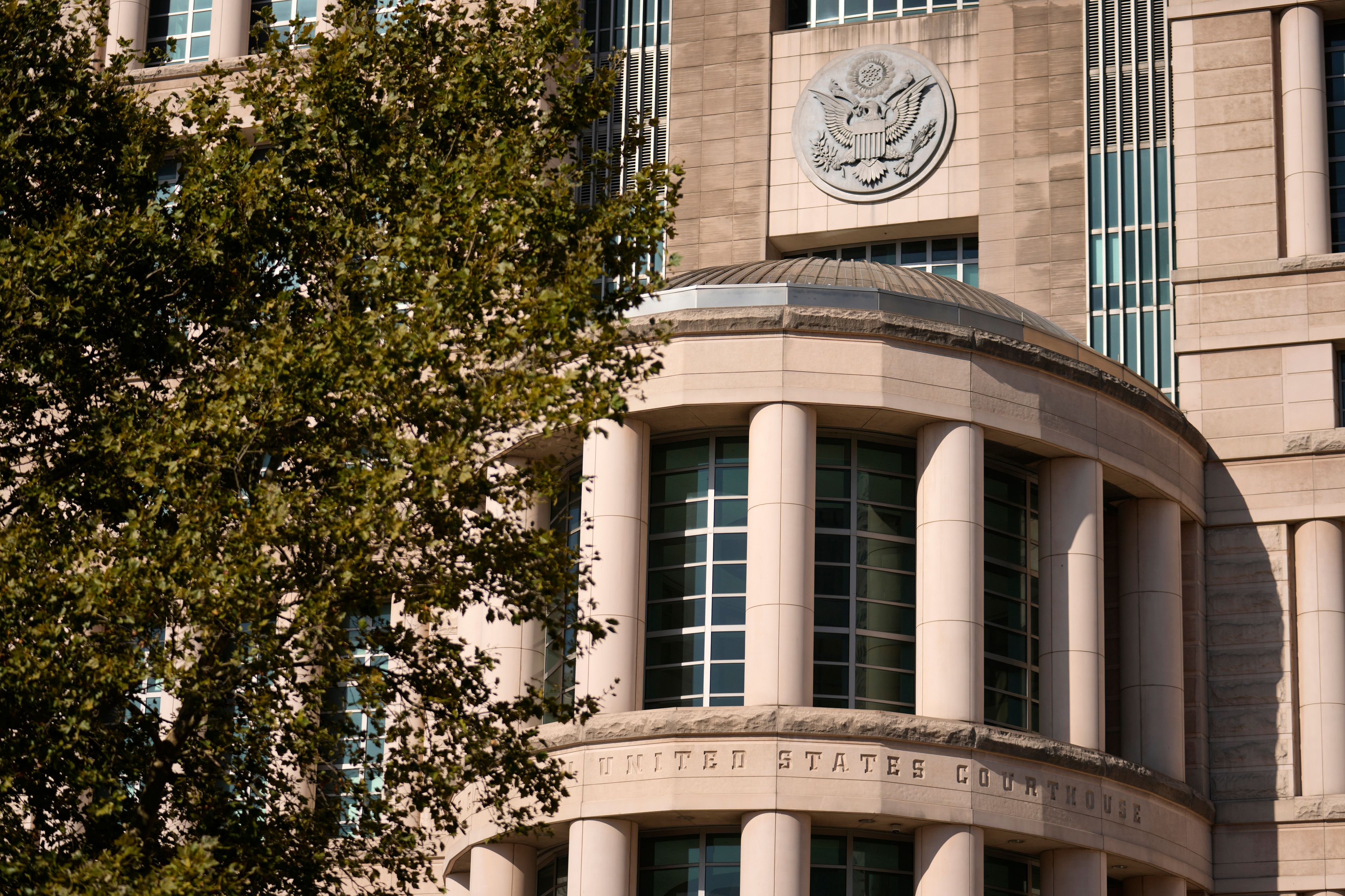 FILE - The Thomas F. Eagleton United States Courthouse is shown Thursday, Oct. 10, 2024, in St. Louis. (AP Photo/Jeff Roberson, File)