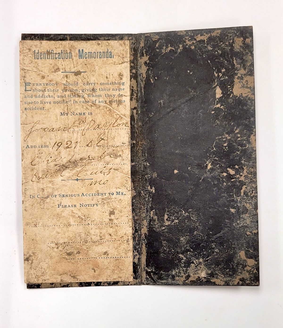 Local History: The mysterious case of Frank Payton