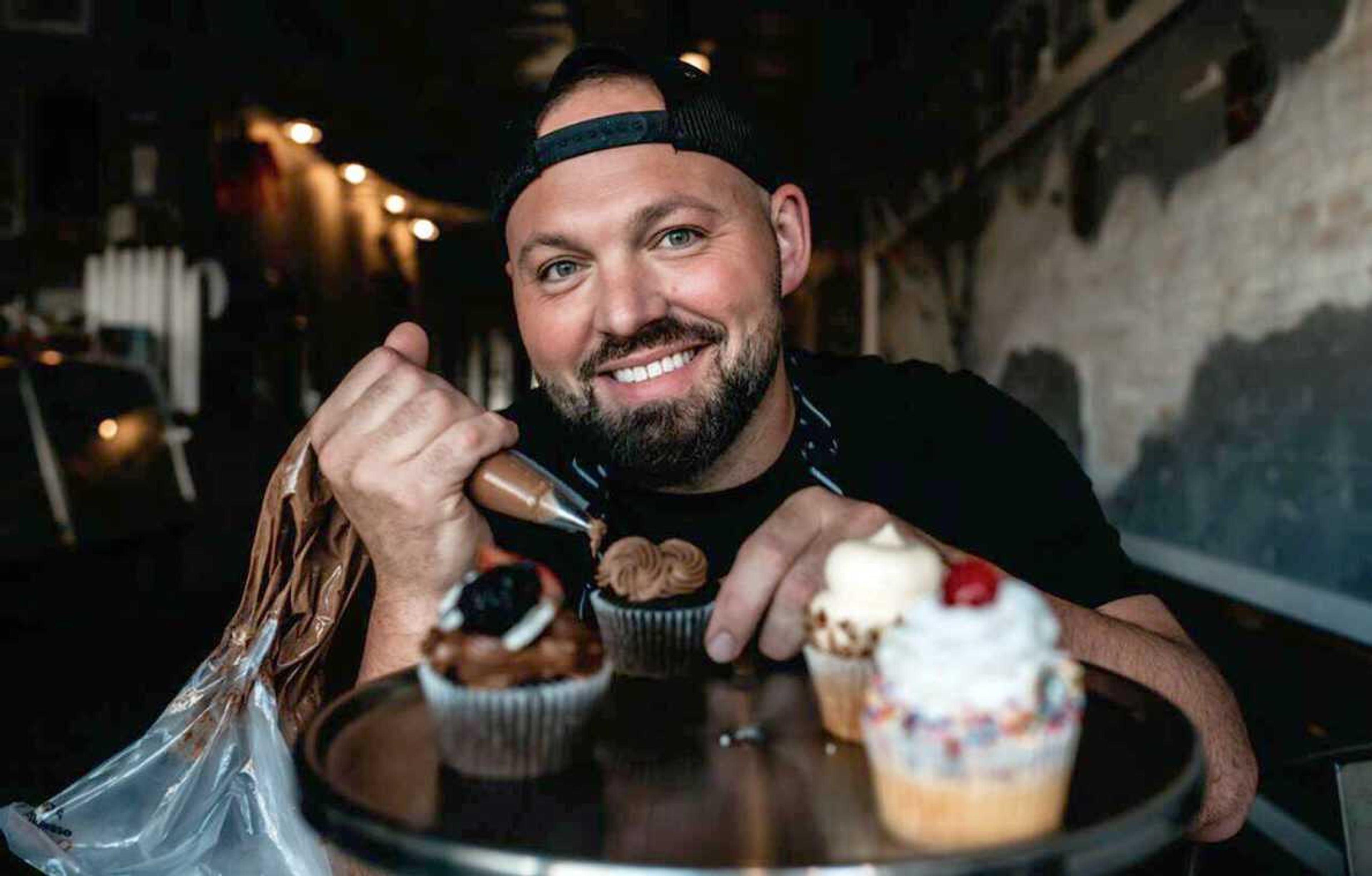 Chad Stone, owner/operator of Sweet Mayhem Bakery & Bistro at 121 First St. in Kennett, Missouri.