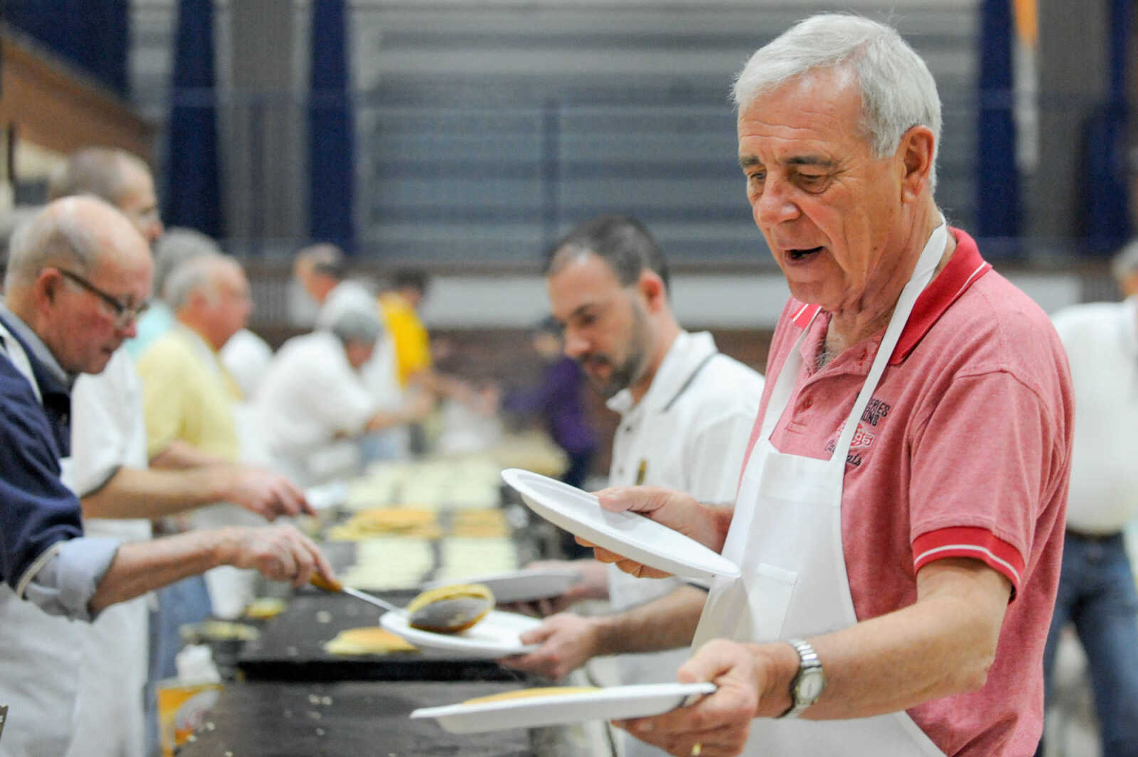 GLENN LANDBERG ~ glandberg@semissourian.com

The 78th annual Noon Lions Club Pancake Day Wednesday, March 9, 2016 at the Arena Building in Cape Girardeau.