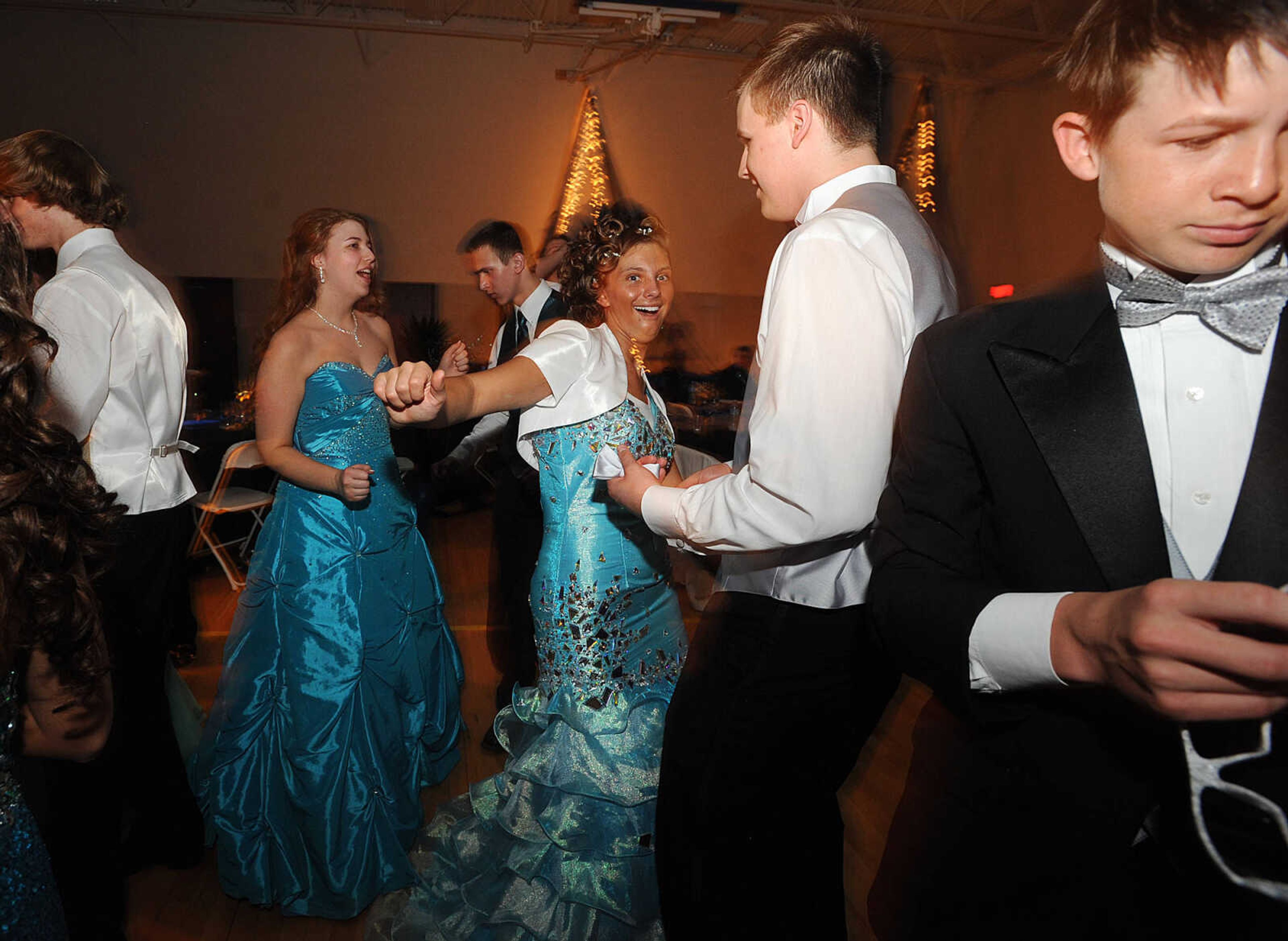 LAURA SIMON ~ lsimon@semissourian.com

Oran High School held its prom Saturday night, April 12, 2014, inside the school's gymnasium.