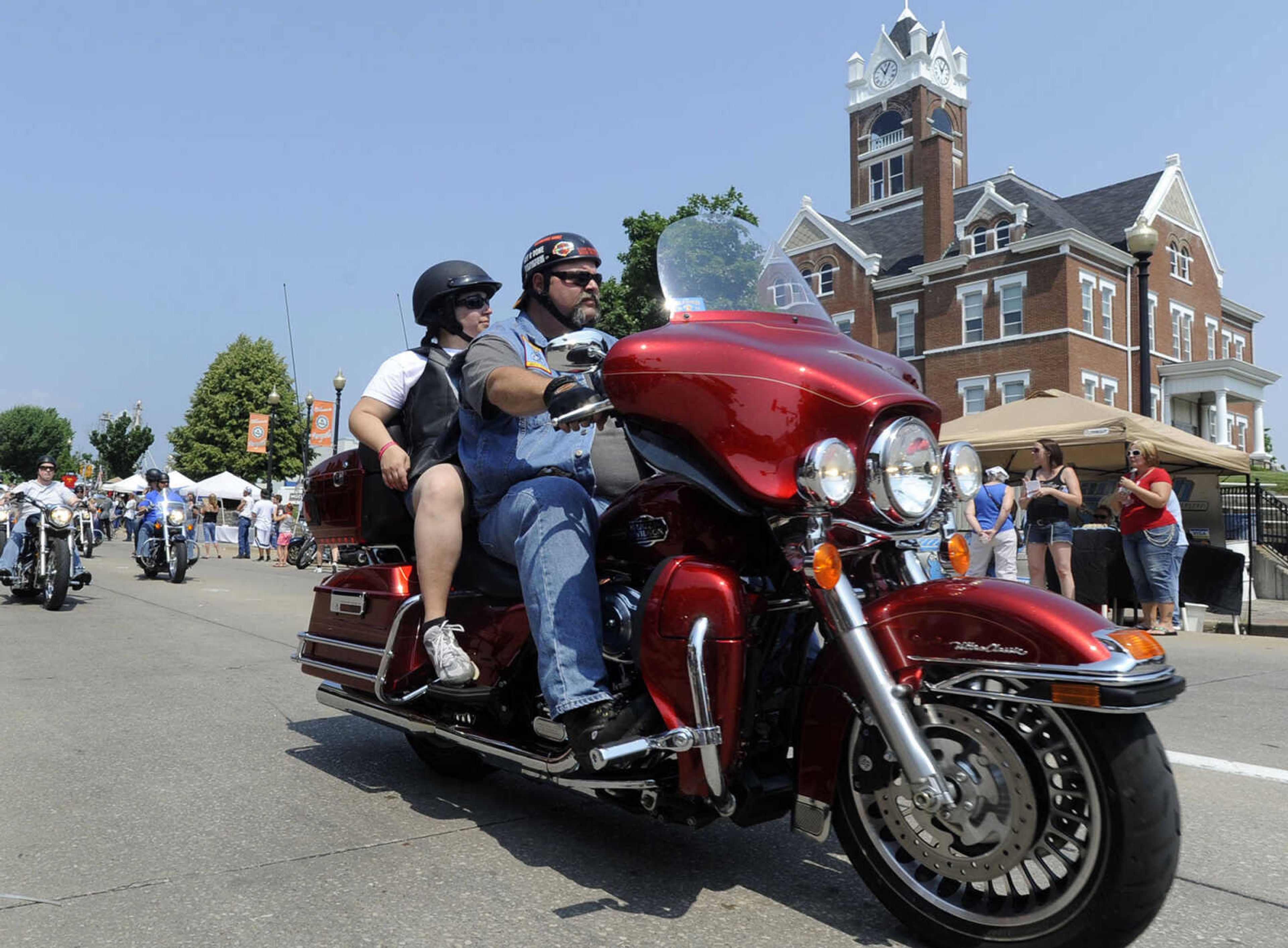 Bikers on the Square on Saturday, June 22, 2013 in Perryville, Mo.