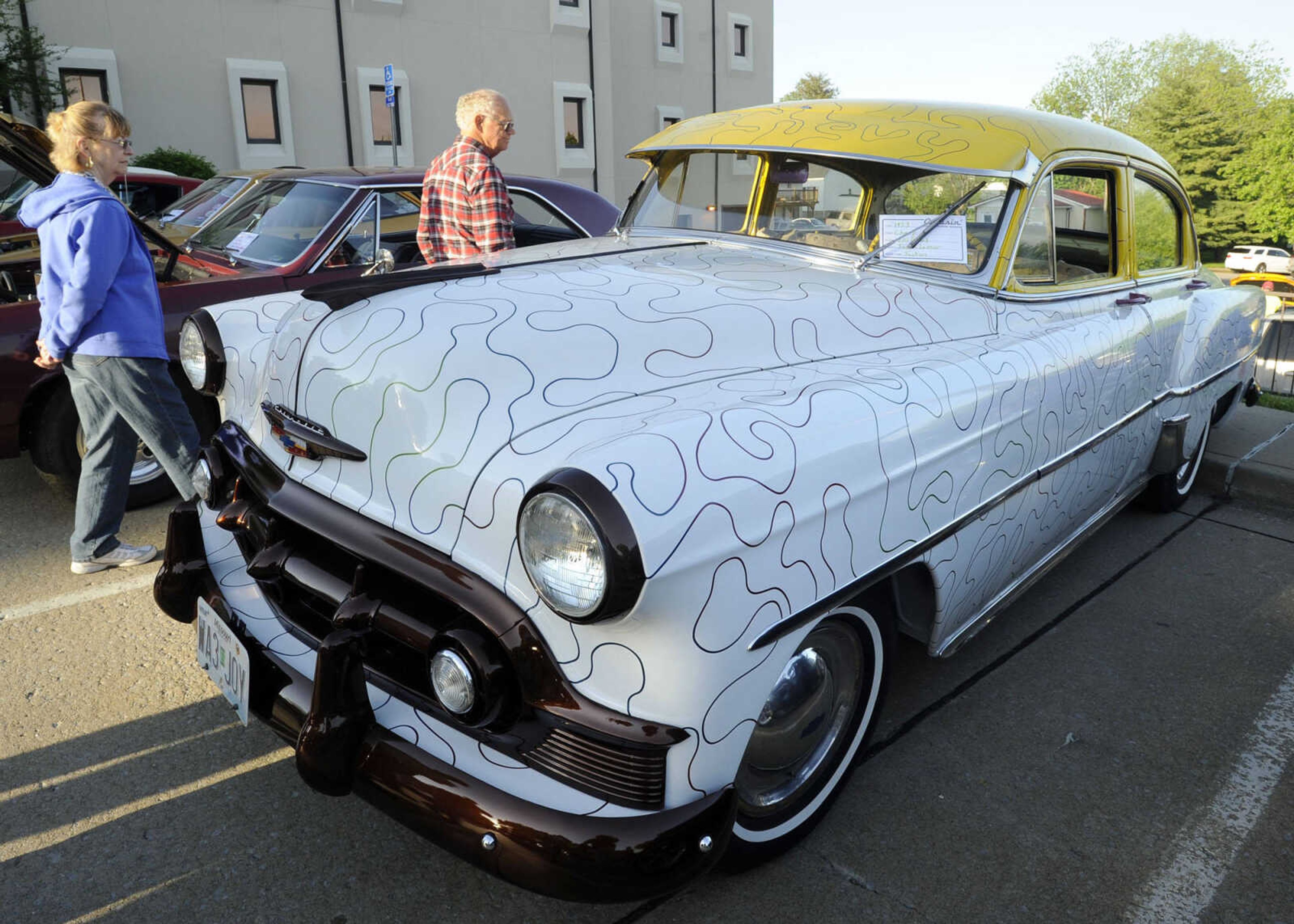 1953 Chevy 210 Deluxe owned by Justin Leimer of Jackson.