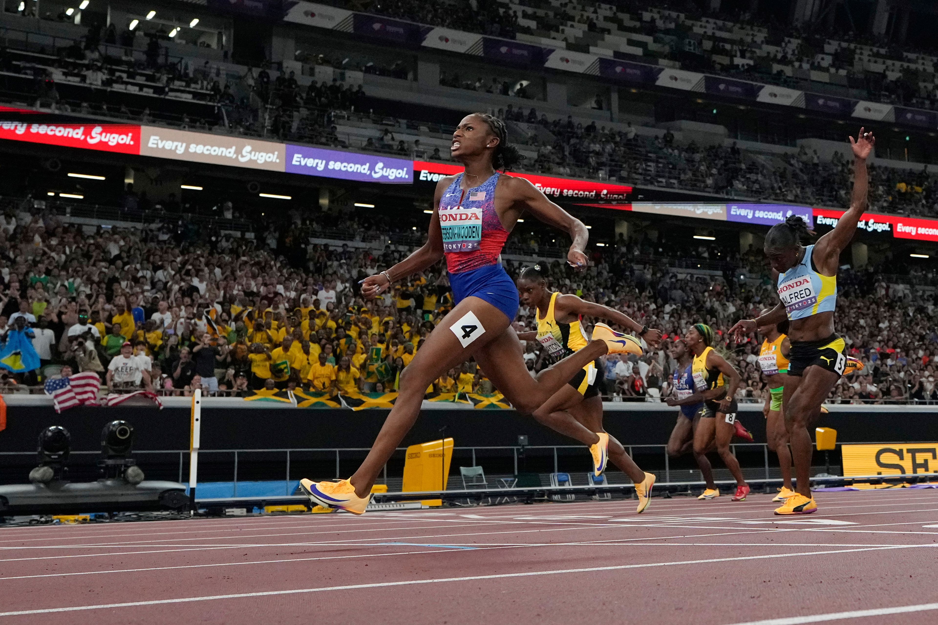 American Jefferson-Wooden and Jamaica's Seville win 100s at