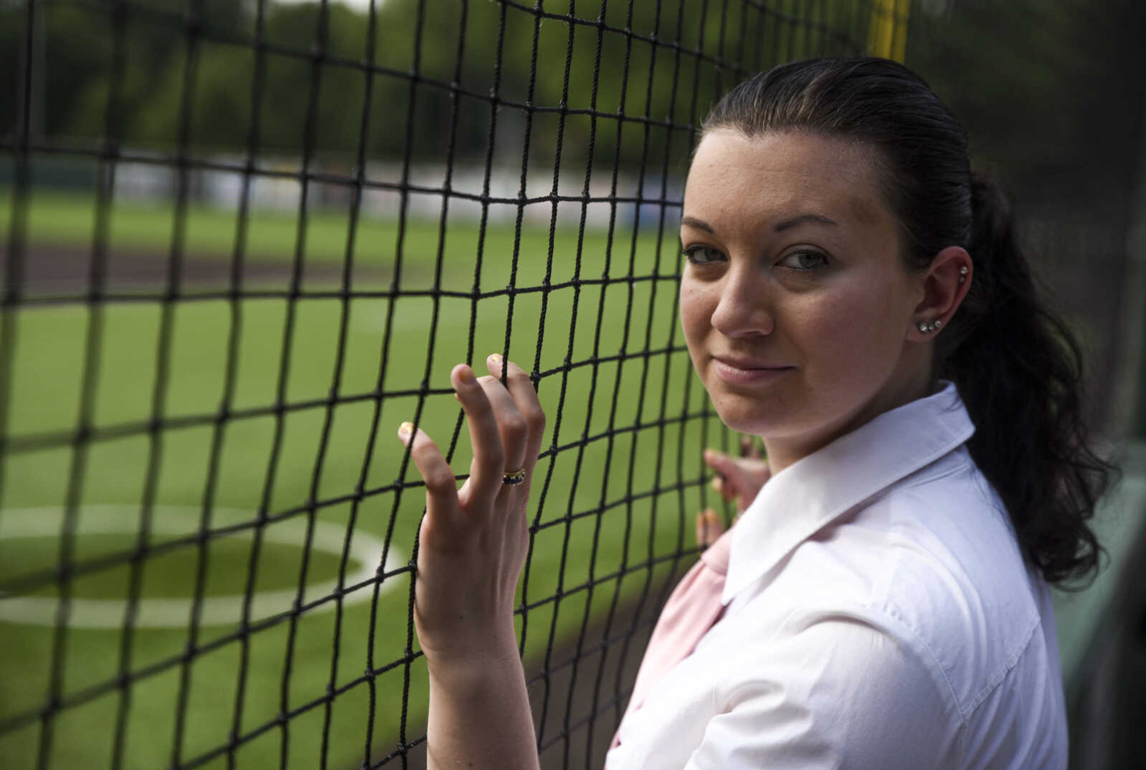 Rebecca Gangemella poses for a photo at Capaha park Thursday, May 31, 2018 in Cape Girardeau.