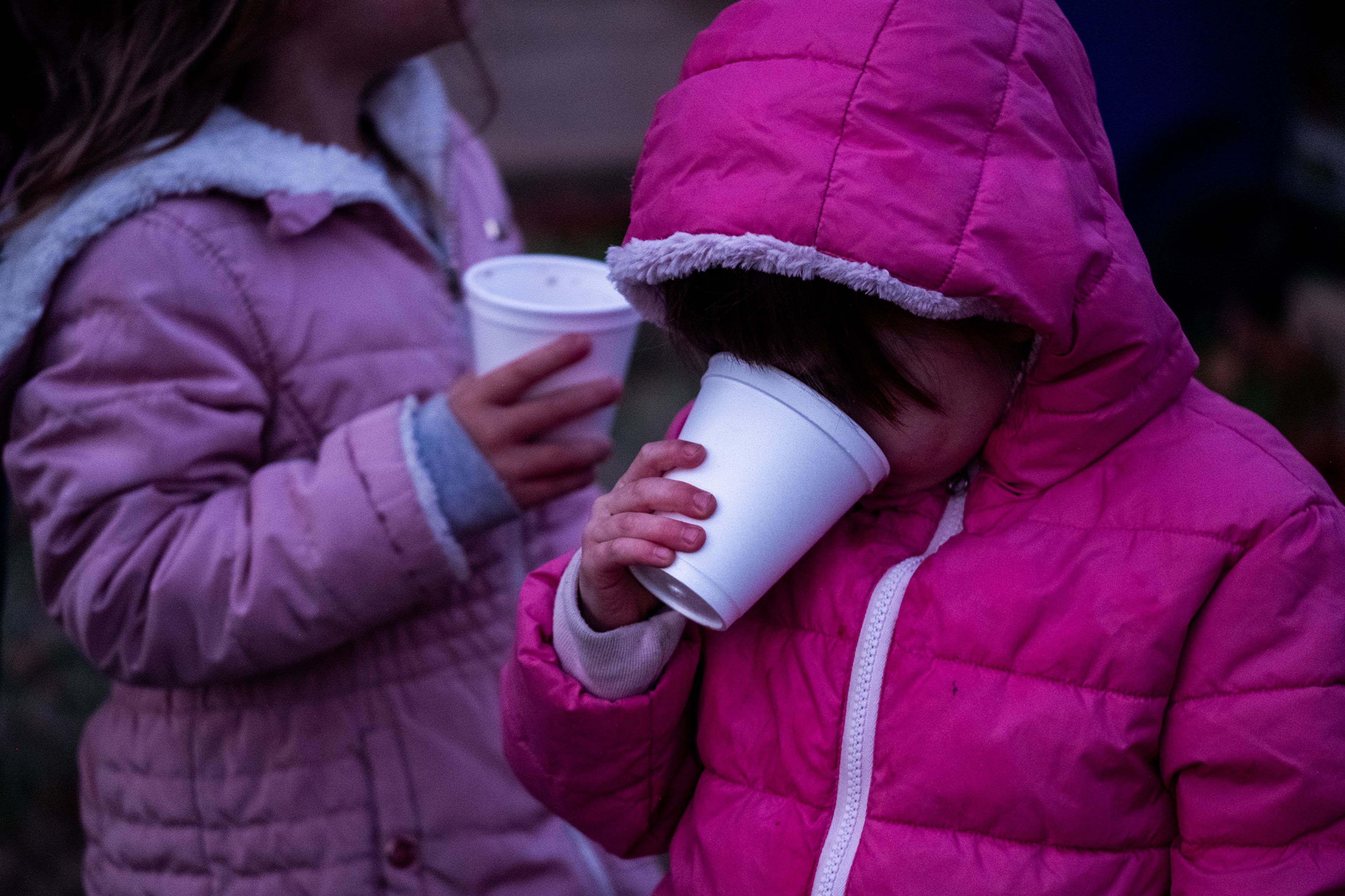 Hot chocolate was a favorite among the youngsters attending.