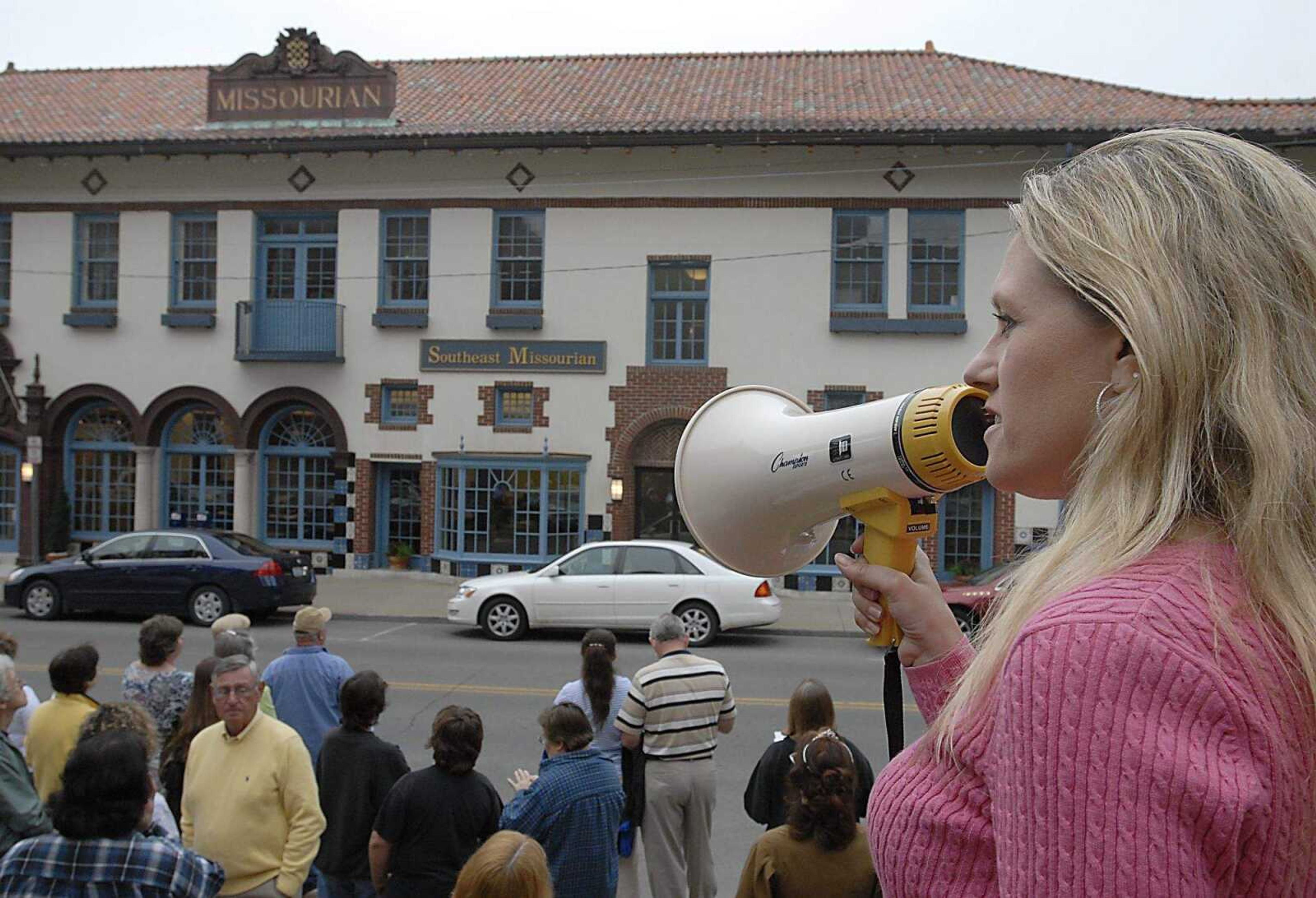 KIT DOYLE ~ kdoyle@semissourian.com
Historic Preservation Month was marked Friday, May 9, 2008, with the "This Place Matters" walking tour of historic buildings in downtown Cape Girardeau.