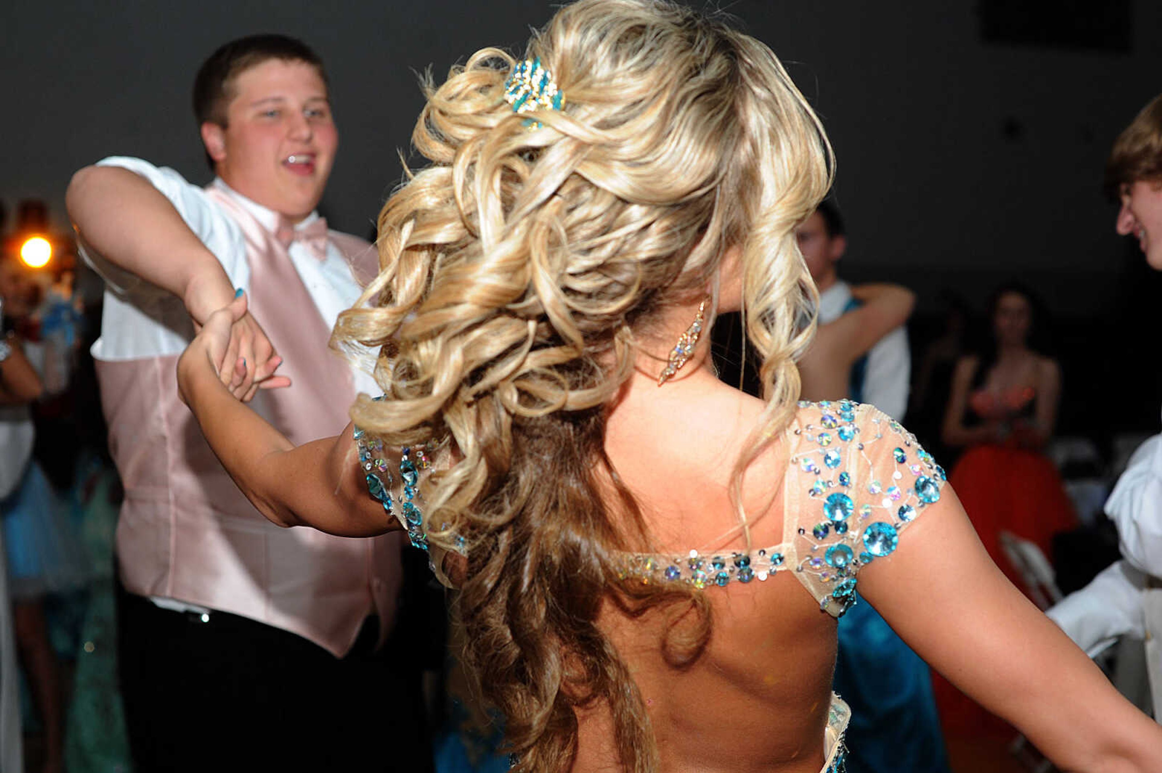 LAURA SIMON ~ lsimon@semissourian.com

Oran High School held its prom Saturday night, April 12, 2014, inside the school's gymnasium.