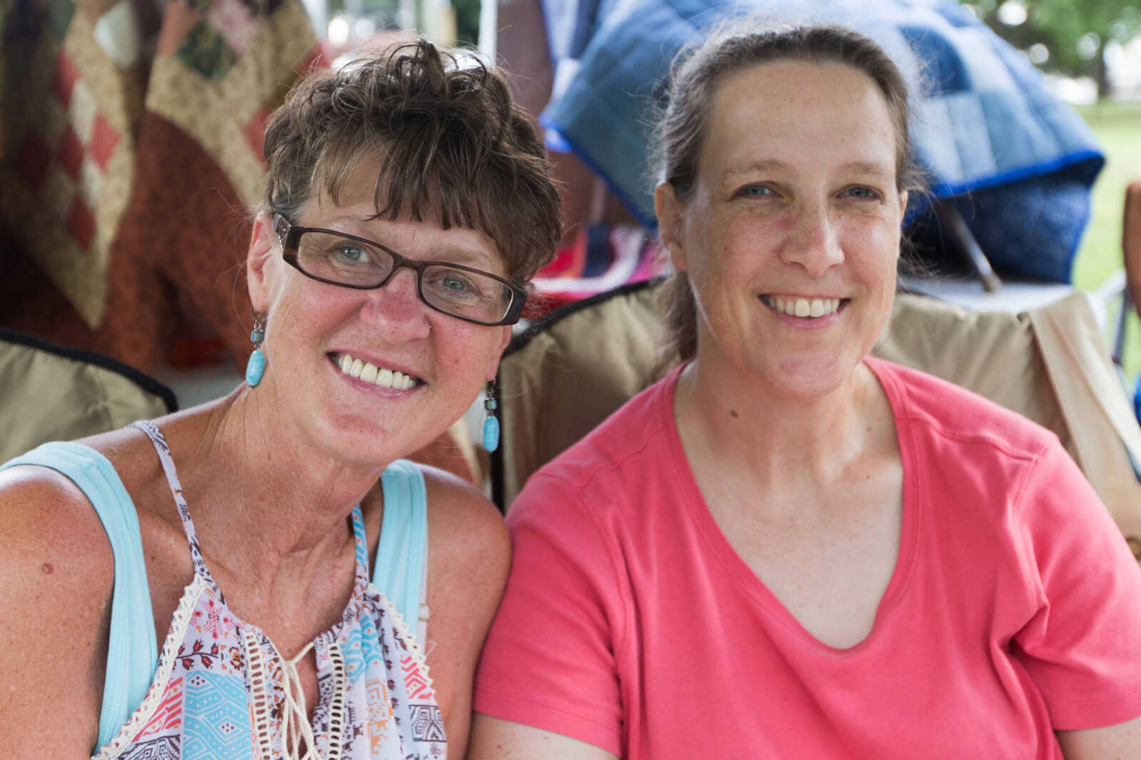 GLENN LANDBERG ~ glandberg@semissourian.com


Gina Jansen, left, and Nancy Keim pose for a photo during the annual parish picnic on Saturday, July 30, 2016 at St. John's Catholic Church in Leopold, Mo.