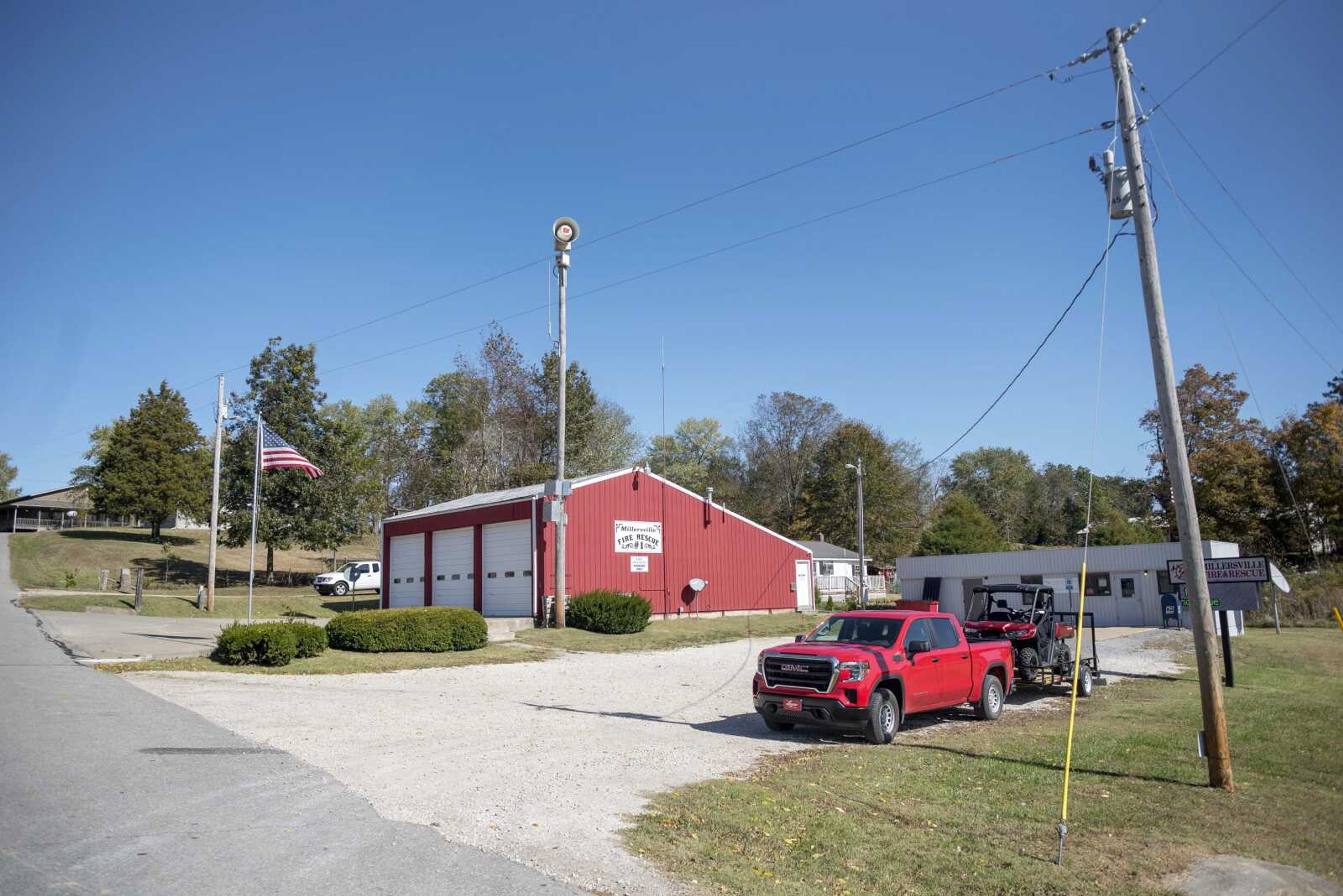 The Millersville Rural Fire Protection District main station is seen Tuesday in Millersville.