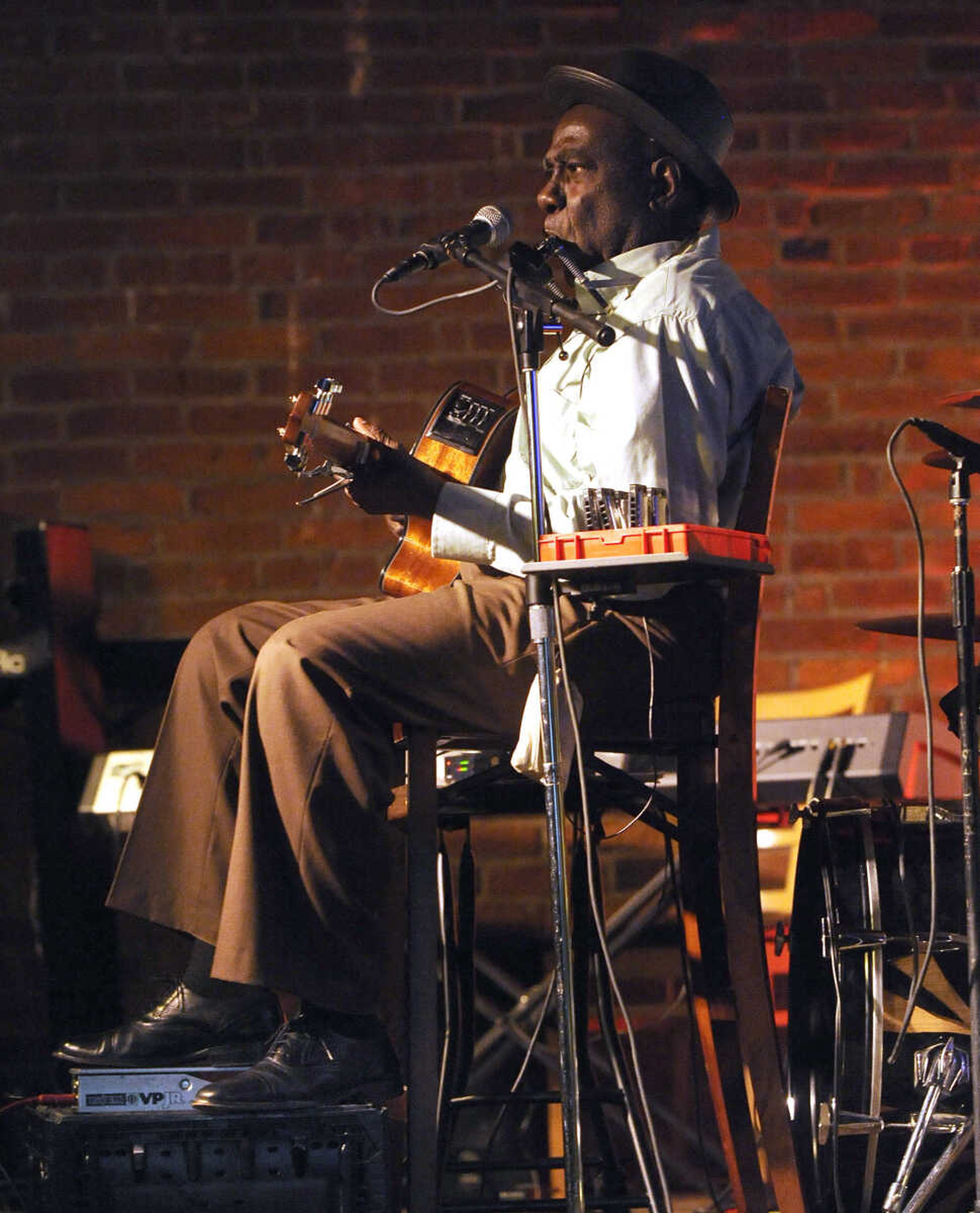 FRED LYNCH ~ flynch@semissourian.com
Rip Lee Pryor performs Saturday, March 11, 2017 during the sixth annual Cross Rivers Roots & Blues Festival at the River City Yacht Club in downtown Cape Girardeau.