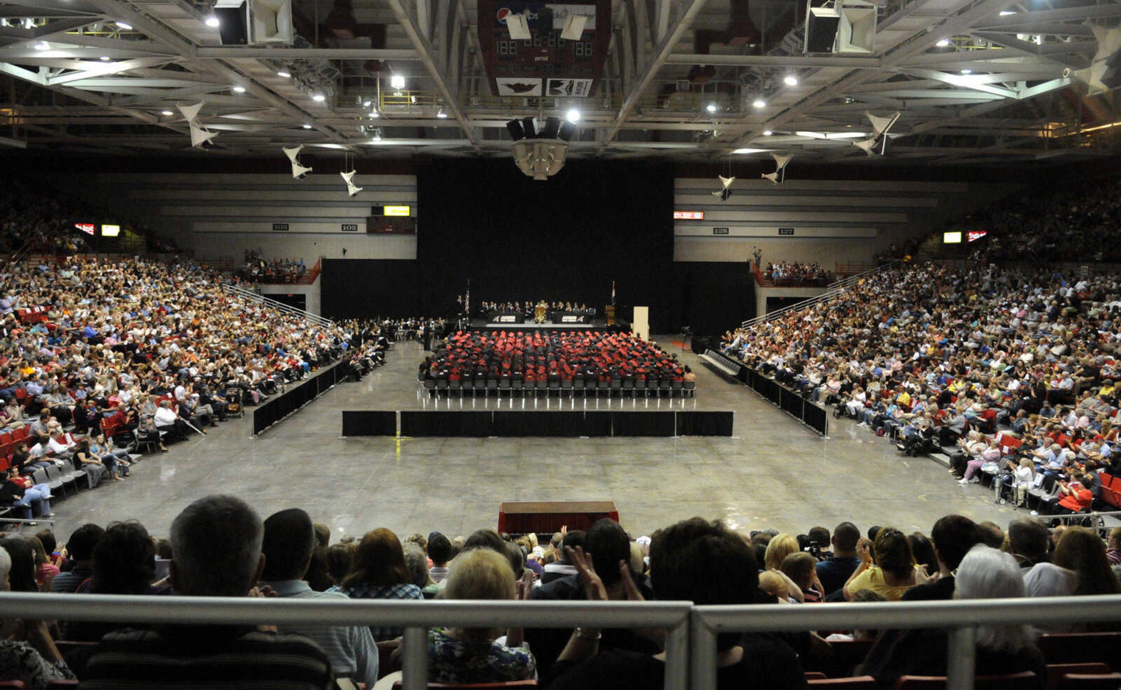 KRISTIN EBERTS ~ keberts@semissourian.com

Jackson High School's commencement ceremony was held at the Show Me Center in Cape Girardeau, Mo., on Thursday, May 20, 2010.