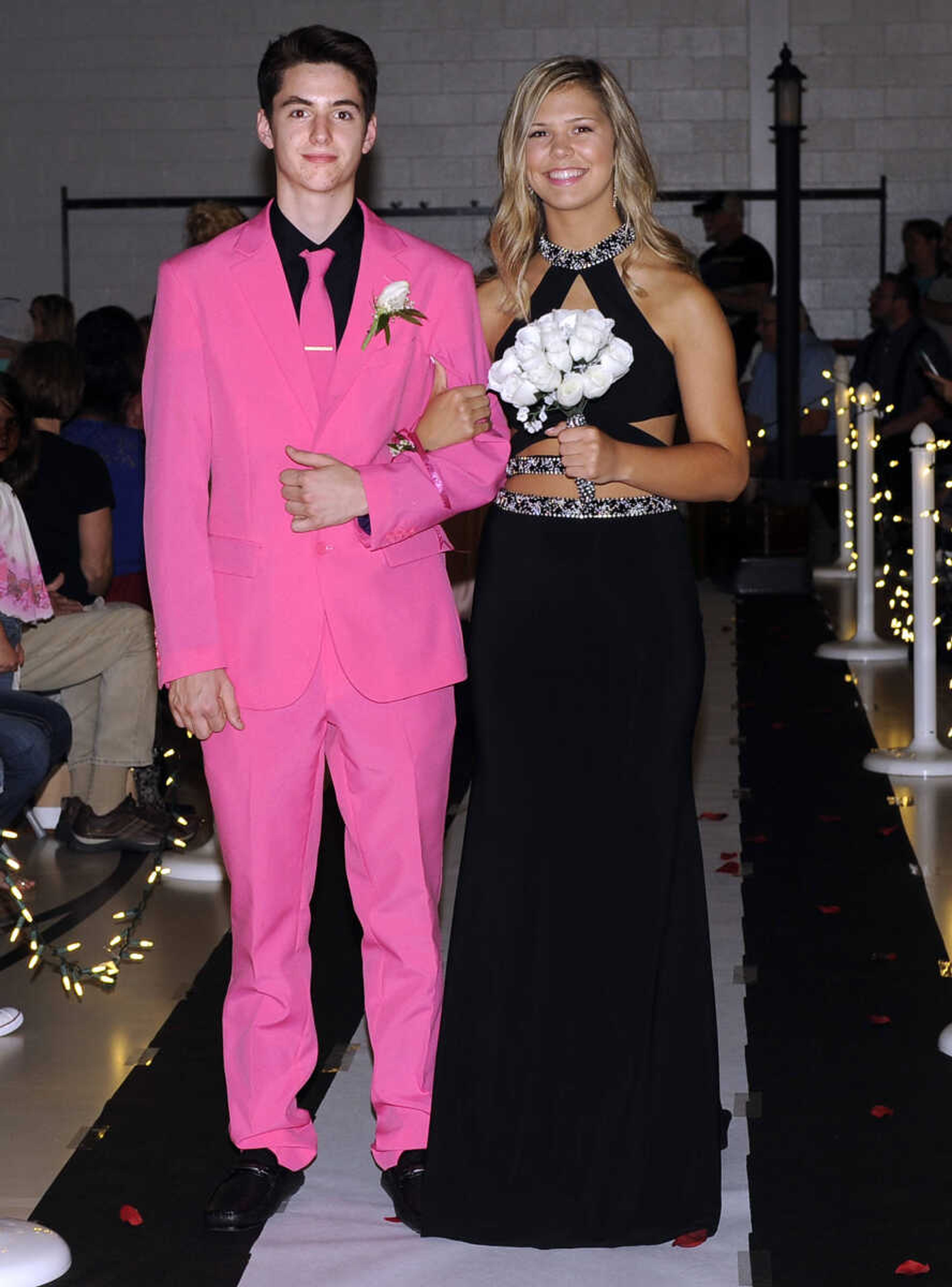 FRED LYNCH ~ flynch@semissourian.com
Kelly High School students enter for their prom, "An Evening Around the World," on Saturday, April 29, 2017 at Kelly High School.