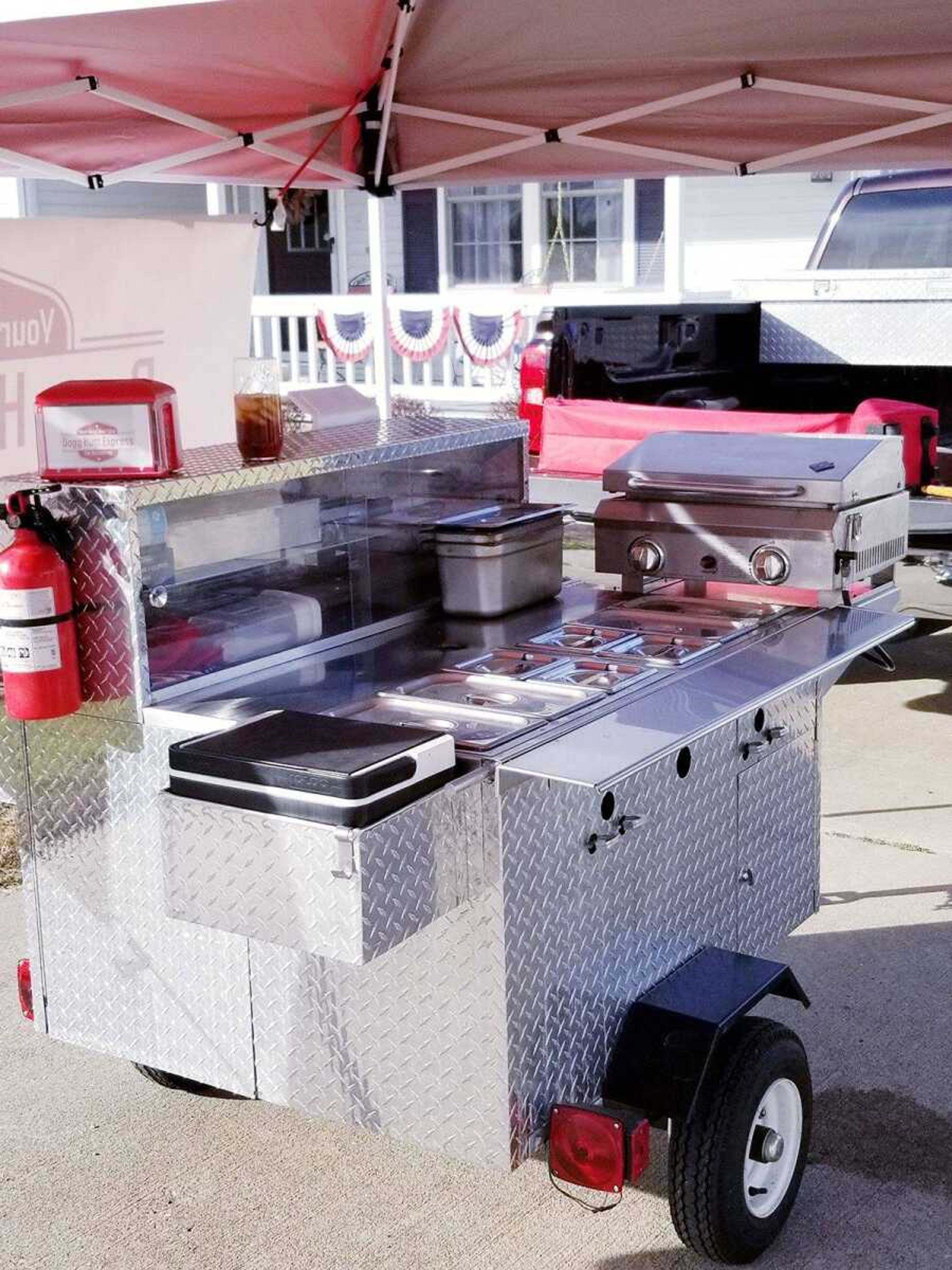 The Dogg Hutt hotdog cart will be parked at Kmart on Kingshighway this weekend.