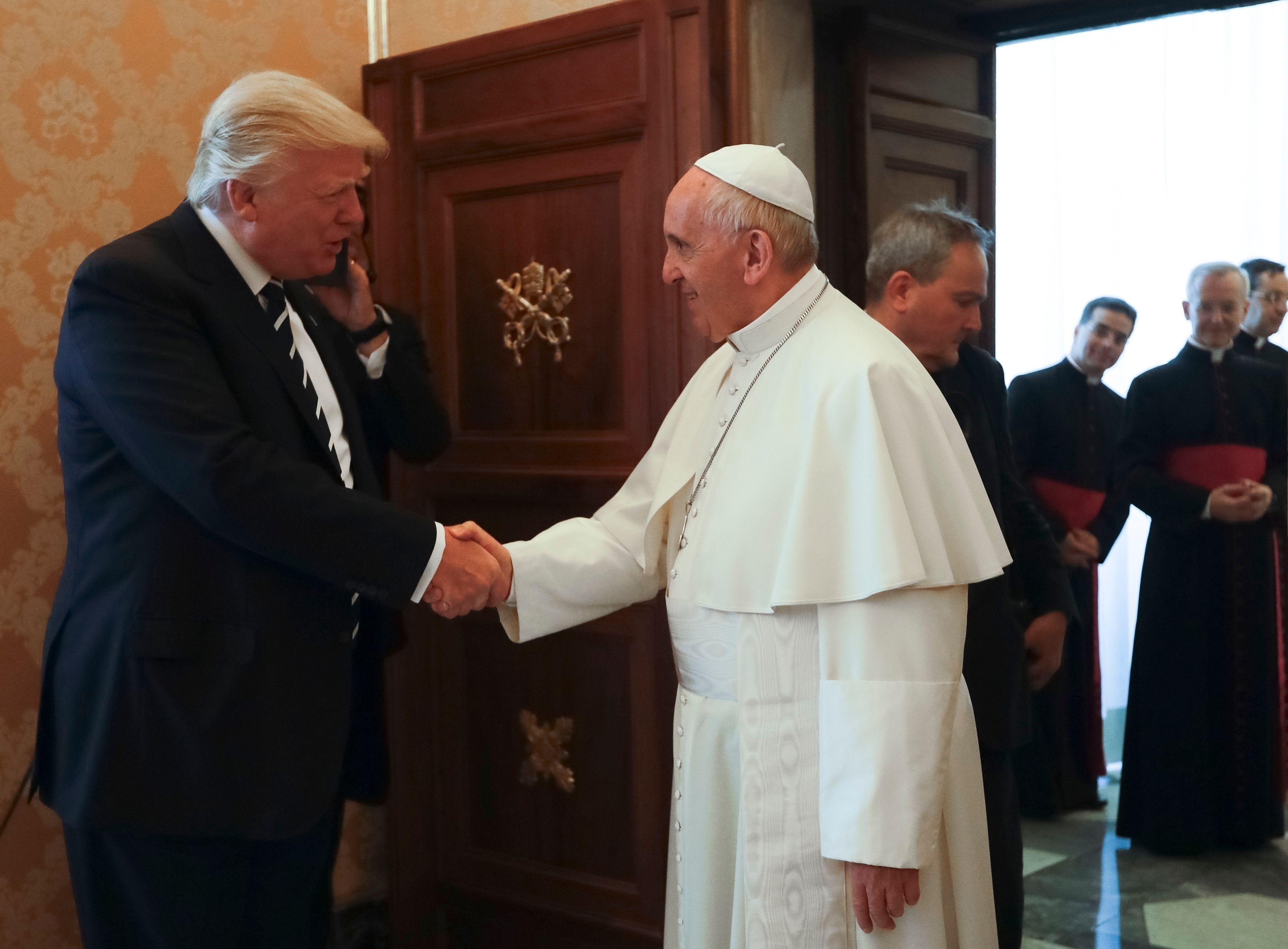 Trump draws criticism with AI image of himself as the pope ahead of the papal conclave