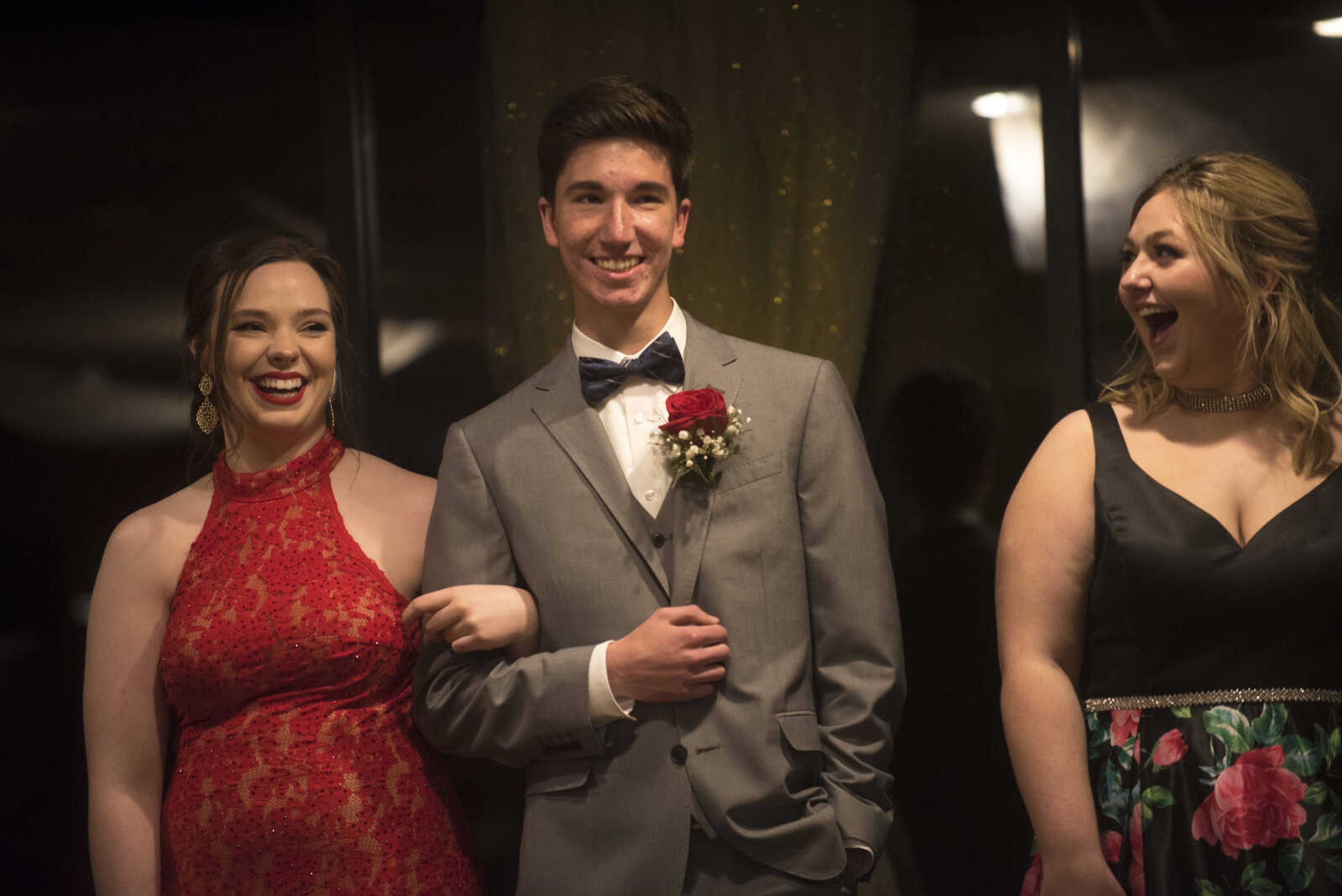 Prom court during the Saxony Lutheran prom Saturday, April 22, 2017 at the Elk's Lodge in Cape Girardeau.