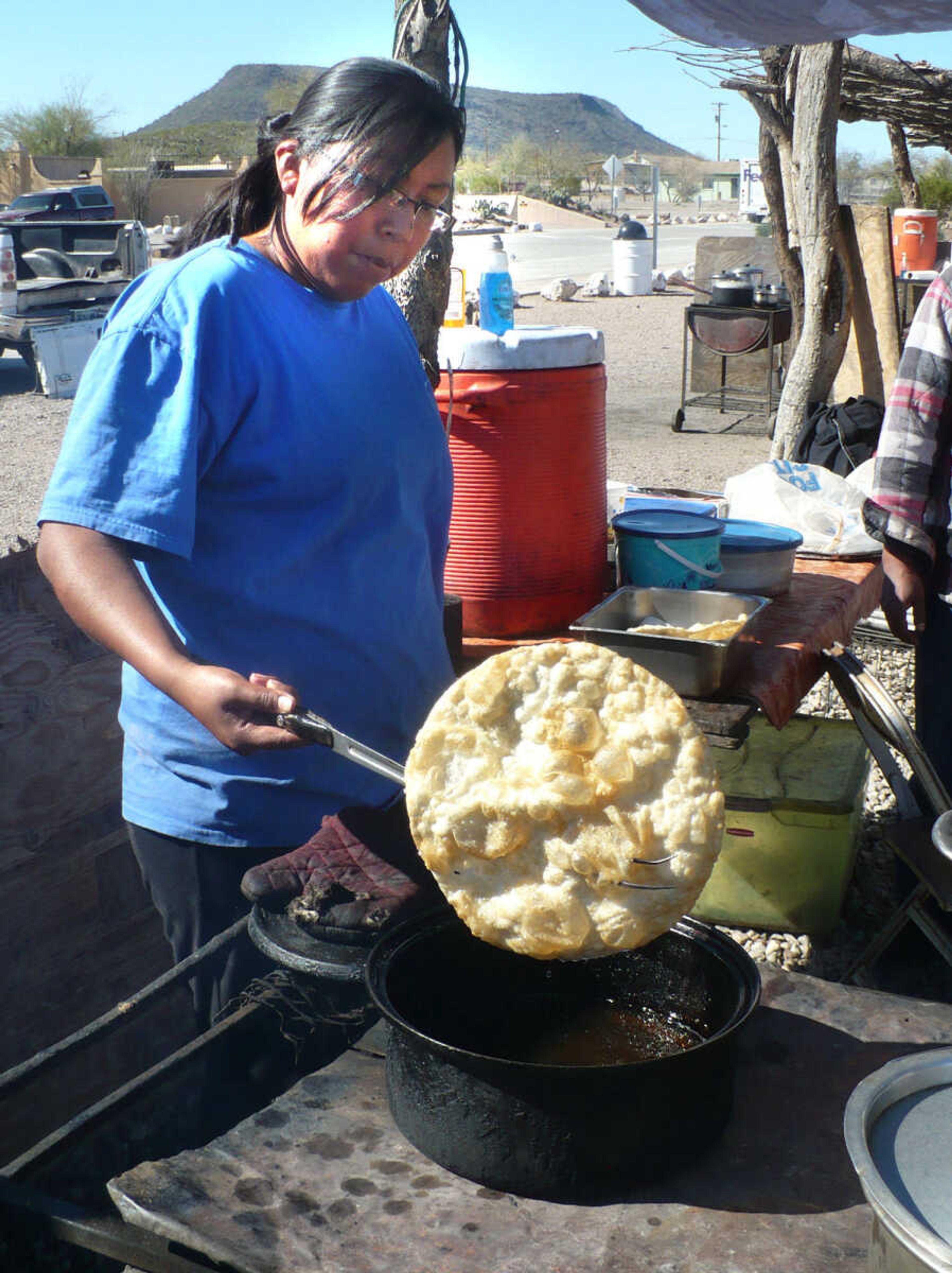 TOM HARTE ~ photos@semissourian.com
Indian Fry Bread is a popular street food in Arizona.