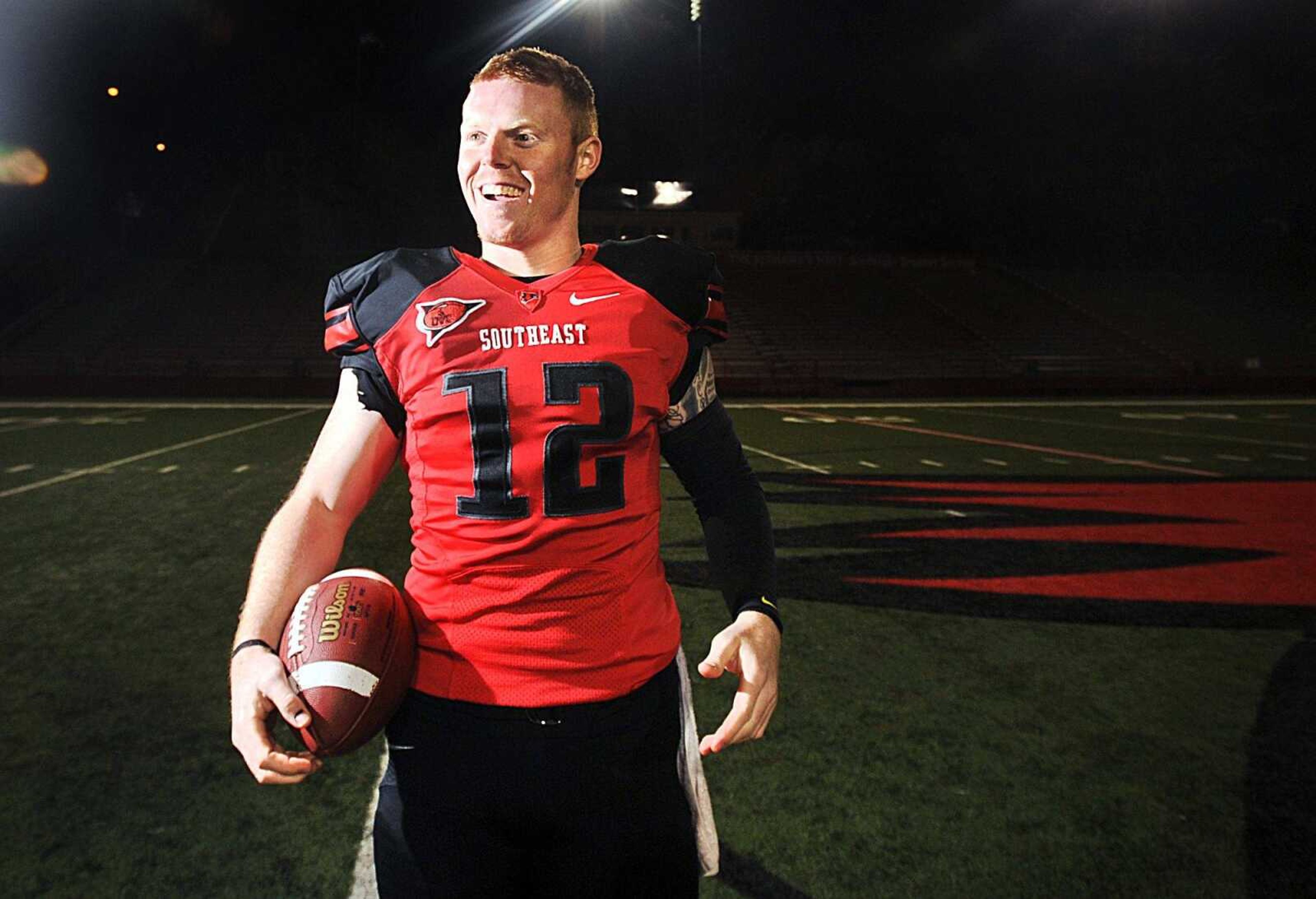 Southeast Missouri State quarterback Kyle Snyder has thrown for 2,377 yards and 20 touchdowns this year. (Laura Simon)