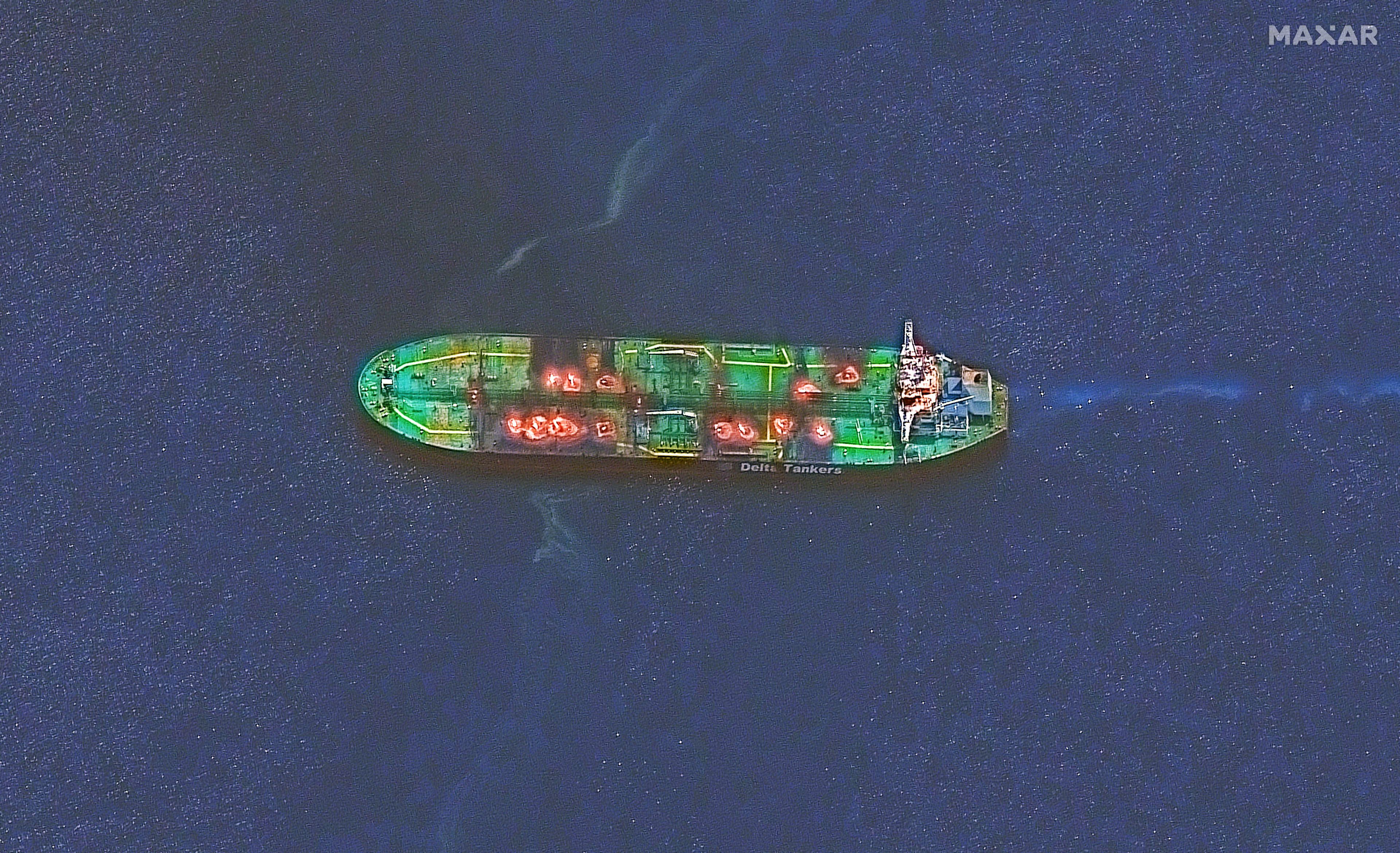 Houthi video shows the Yemeni rebels planted bombs on tanker now threatening Red Sea oil spill