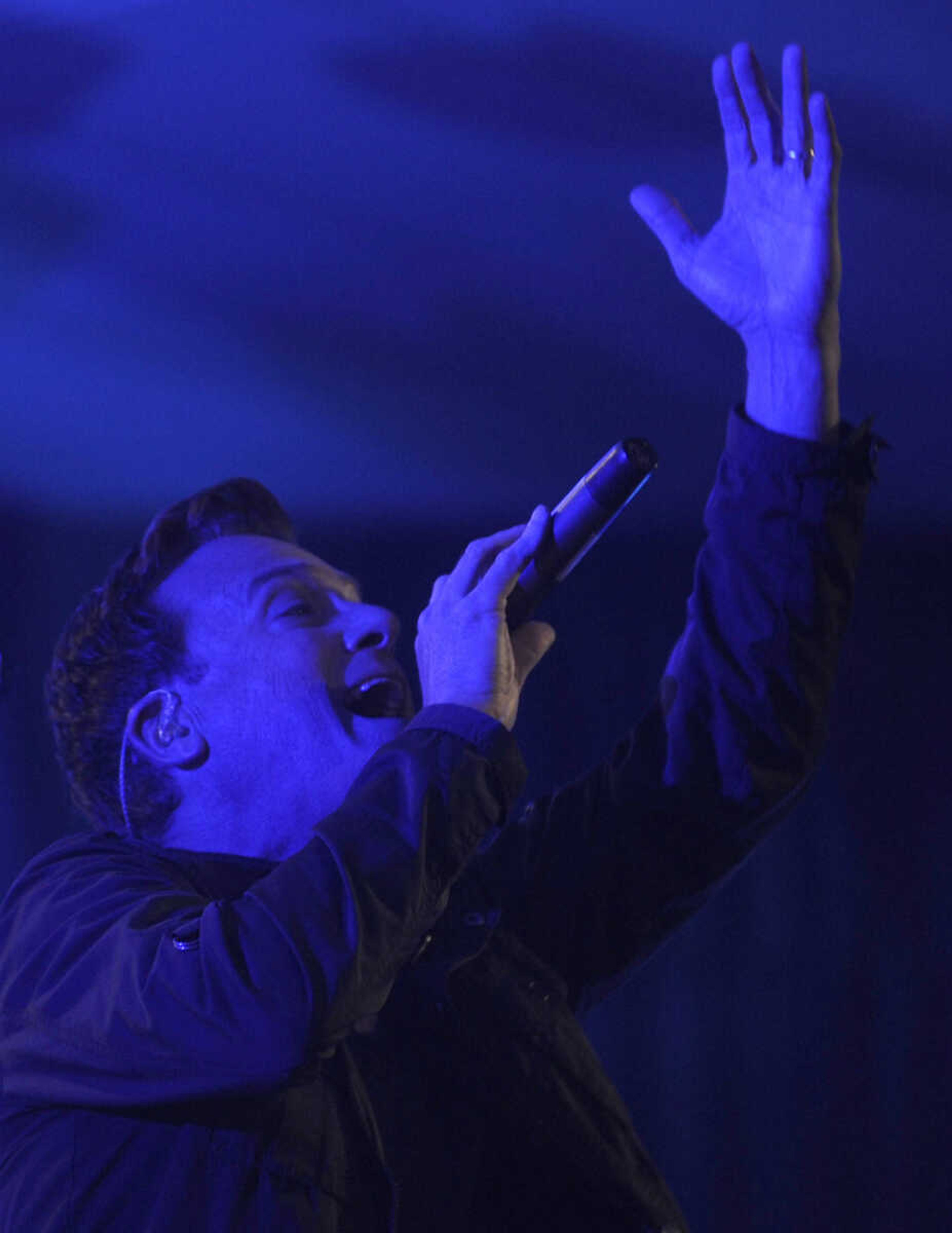 Michael W. Smith performs on his "Sovereign" tour Sunday, Nov. 23, 2014 at Cape First Church in Cape Girardeau.