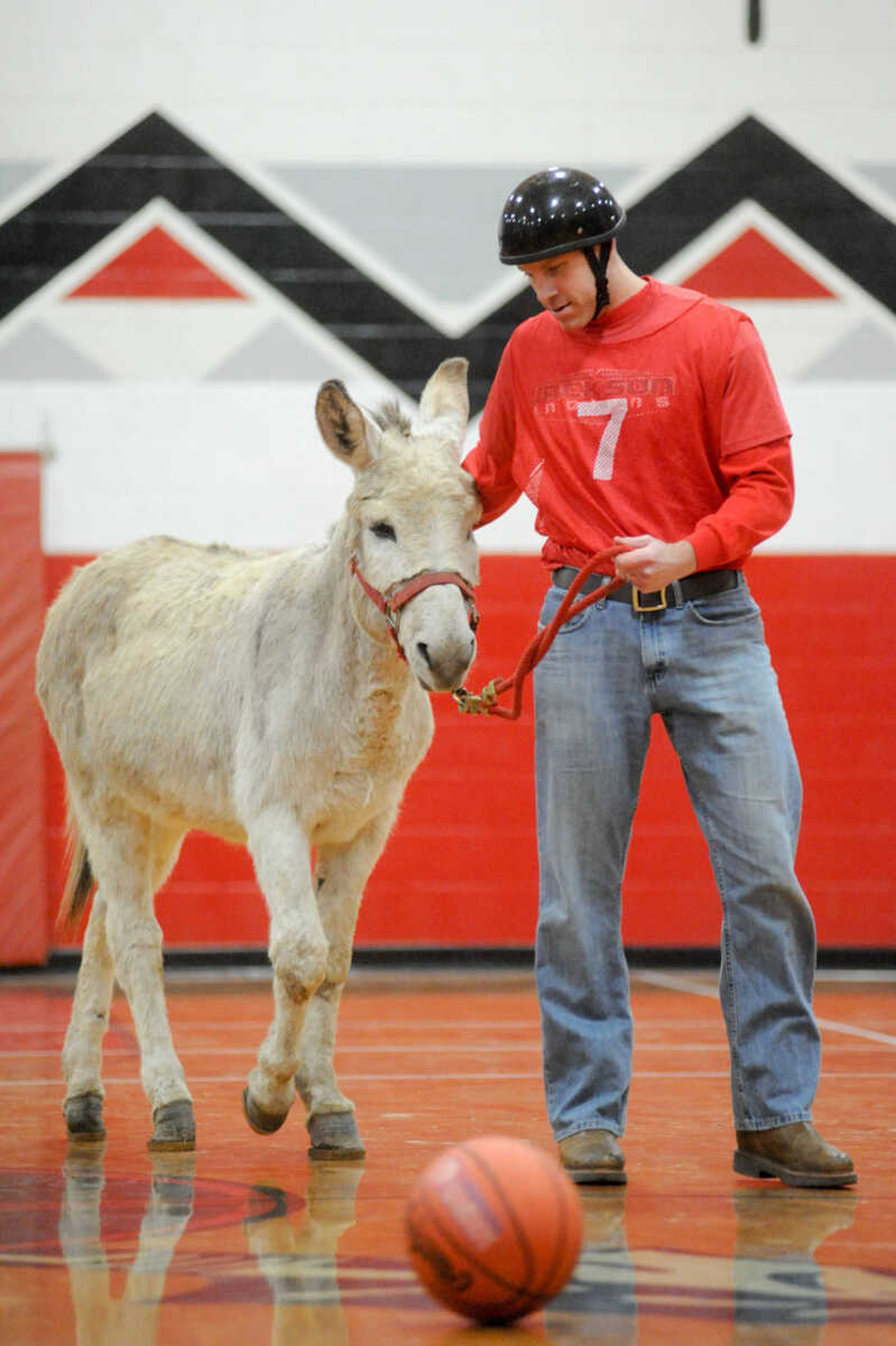 GLENN LANDBERG ~ glandberg@semissourian.com

The Project Graduation Donkey Basketball Game to raise funds for the Jackson High School seniors Saturday, Dec. 5, 2015 in Jackson.