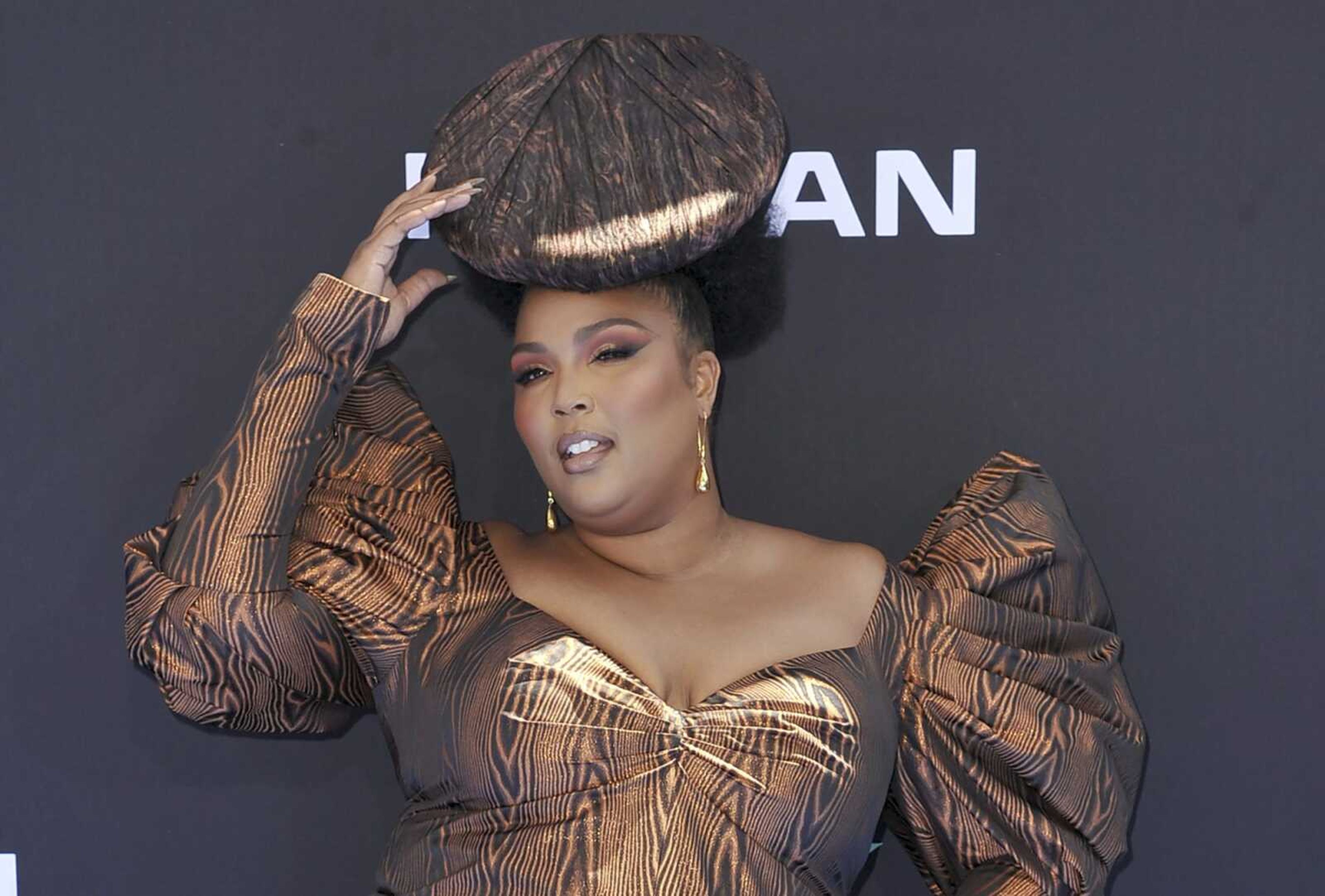 Lizzo is seen arriving at the June BET Awards at the Microsoft Theater in Los Angeles.