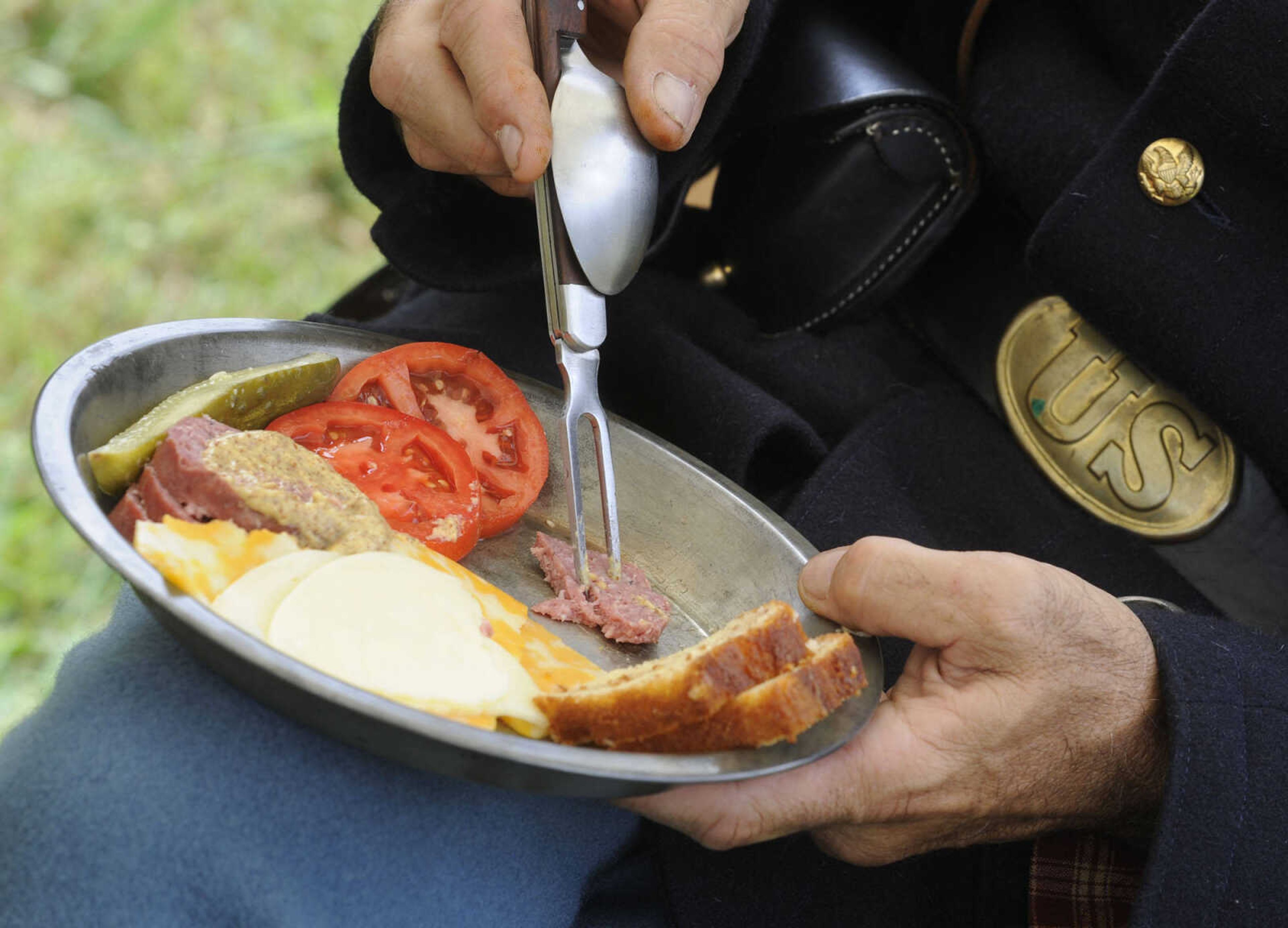 It's lunch time for the Turner Brigade at Fort D Historic Site.