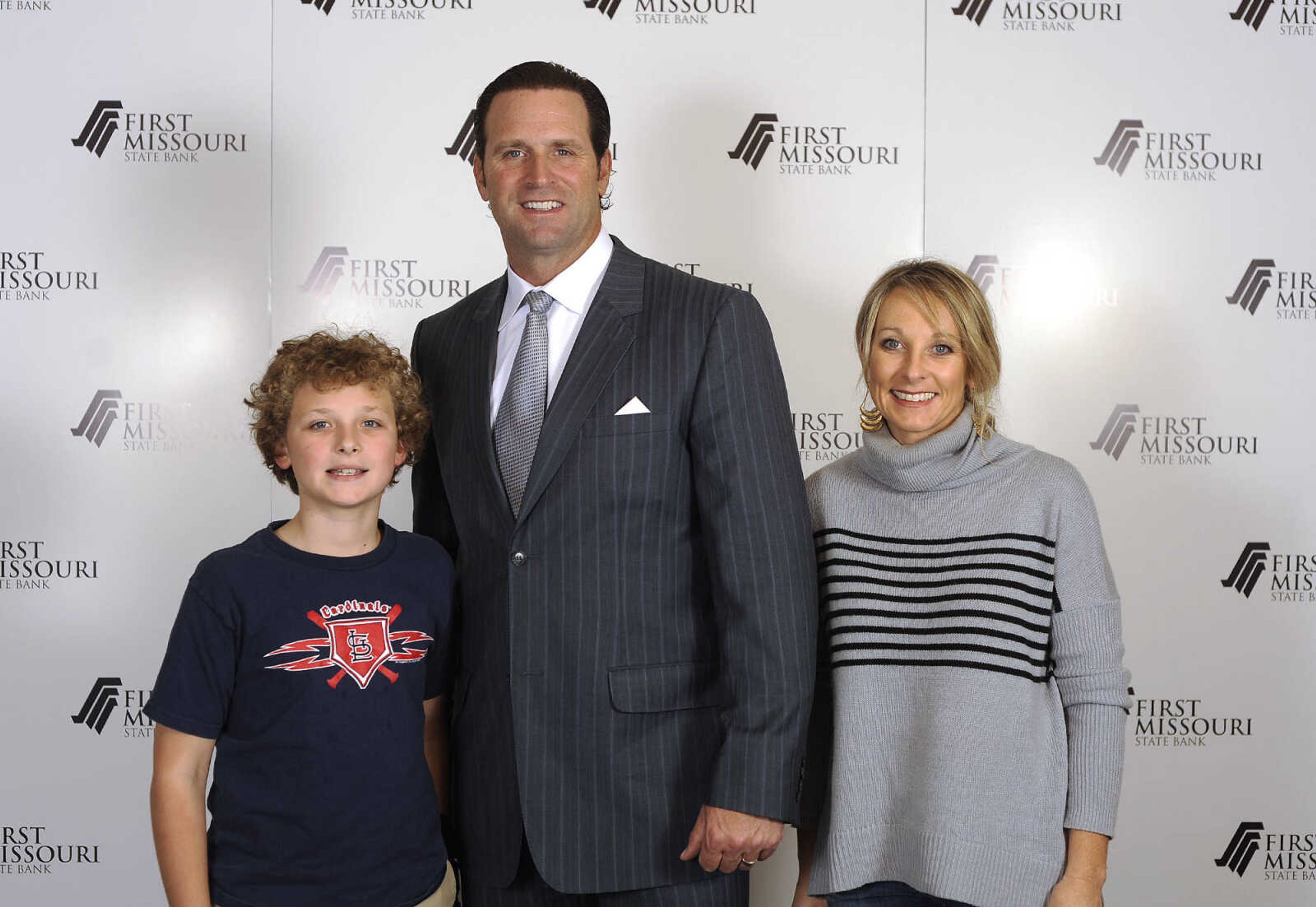 LAURA SIMON ~ lsimon@semissourian.com

Mike Matheny, manager of the St. Louis Cardinals, poses with fans during a VIP reception, Wednesday, Dec. 2, 2015, at Southeast Missouri State University's River Campus. "The State of Cardinals Nation" was presented by First Missouri State Bank.