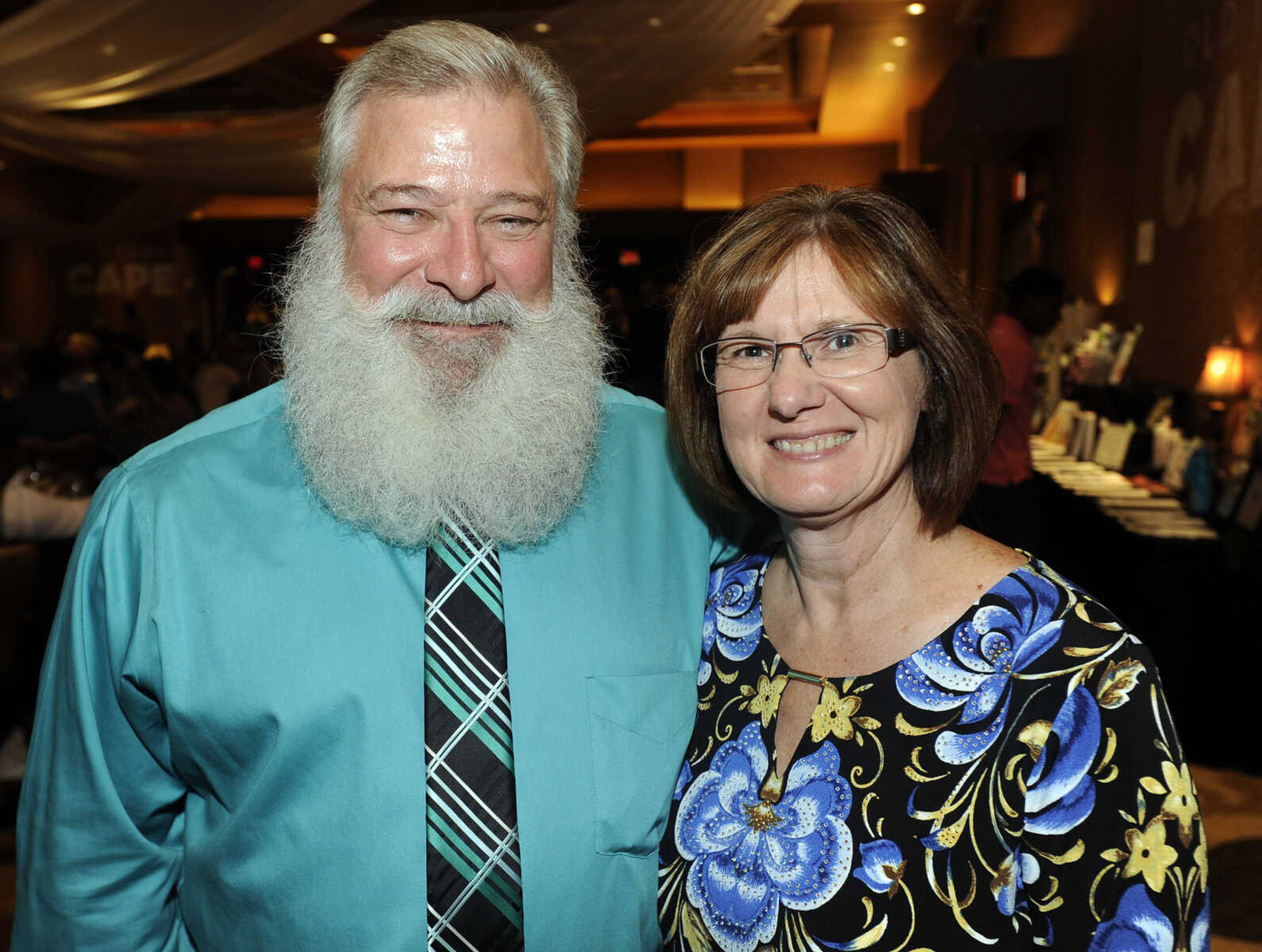 FRED LYNCH ~ flynch@semissourian.com
Donnie and Gera LeGrand pose for a photo Saturday, Sept. 9, 2017 at the Charles L. Hutson Auction benefiting Old Town Cape at Isle Casino Cape Girardeau Event Center.