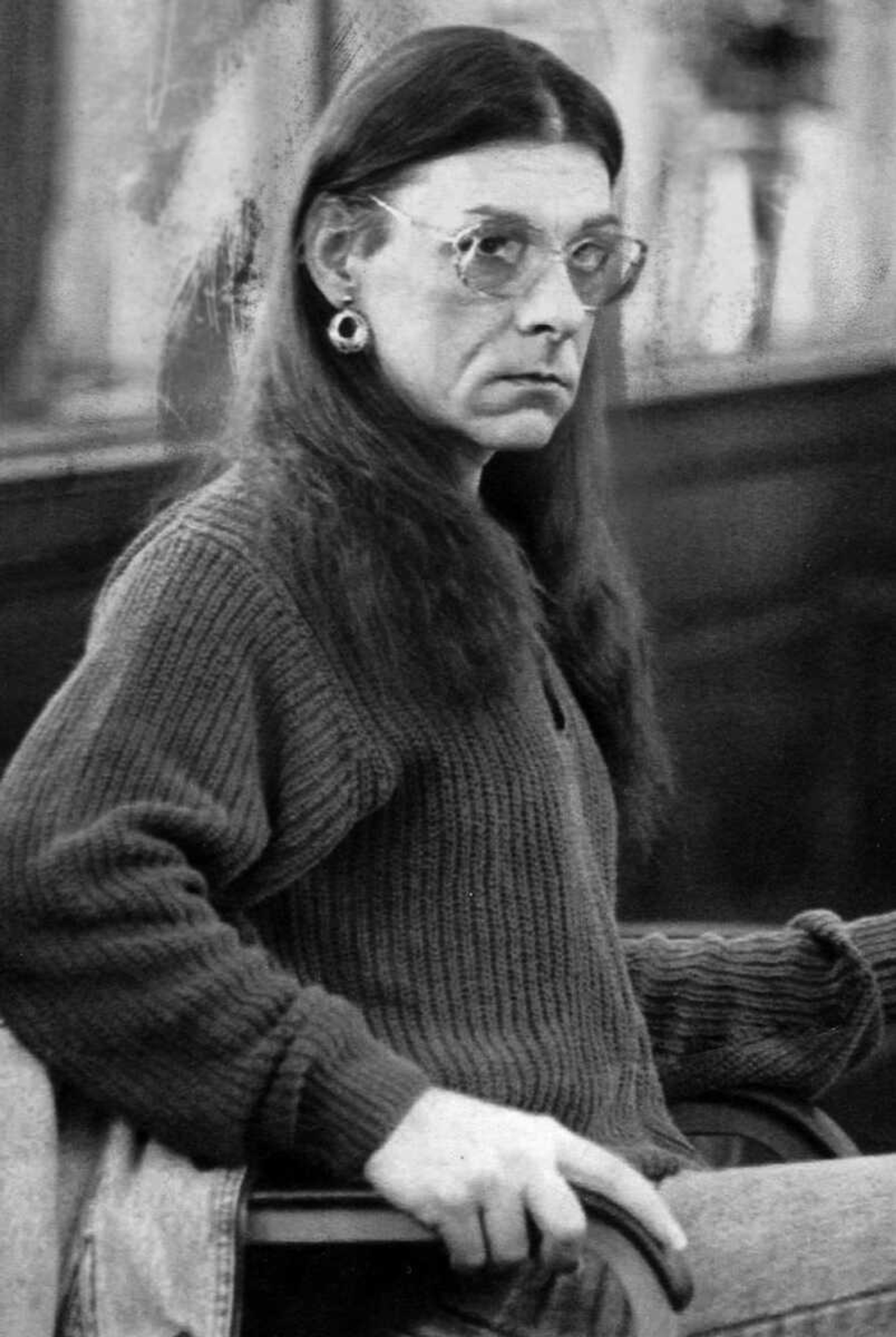 Robert J. Kosilek, now known as Michelle, was seen Jan. 15, 1993, in Bristol County Superior Court in New Bedford, Mass., on trial for the May 1990 murder of his wife. Kosilek, who was convicted and is now jailed in a Massachusetts prison, wants the state Department of Correction to pay for a sex-change operation. (Associated Press file)