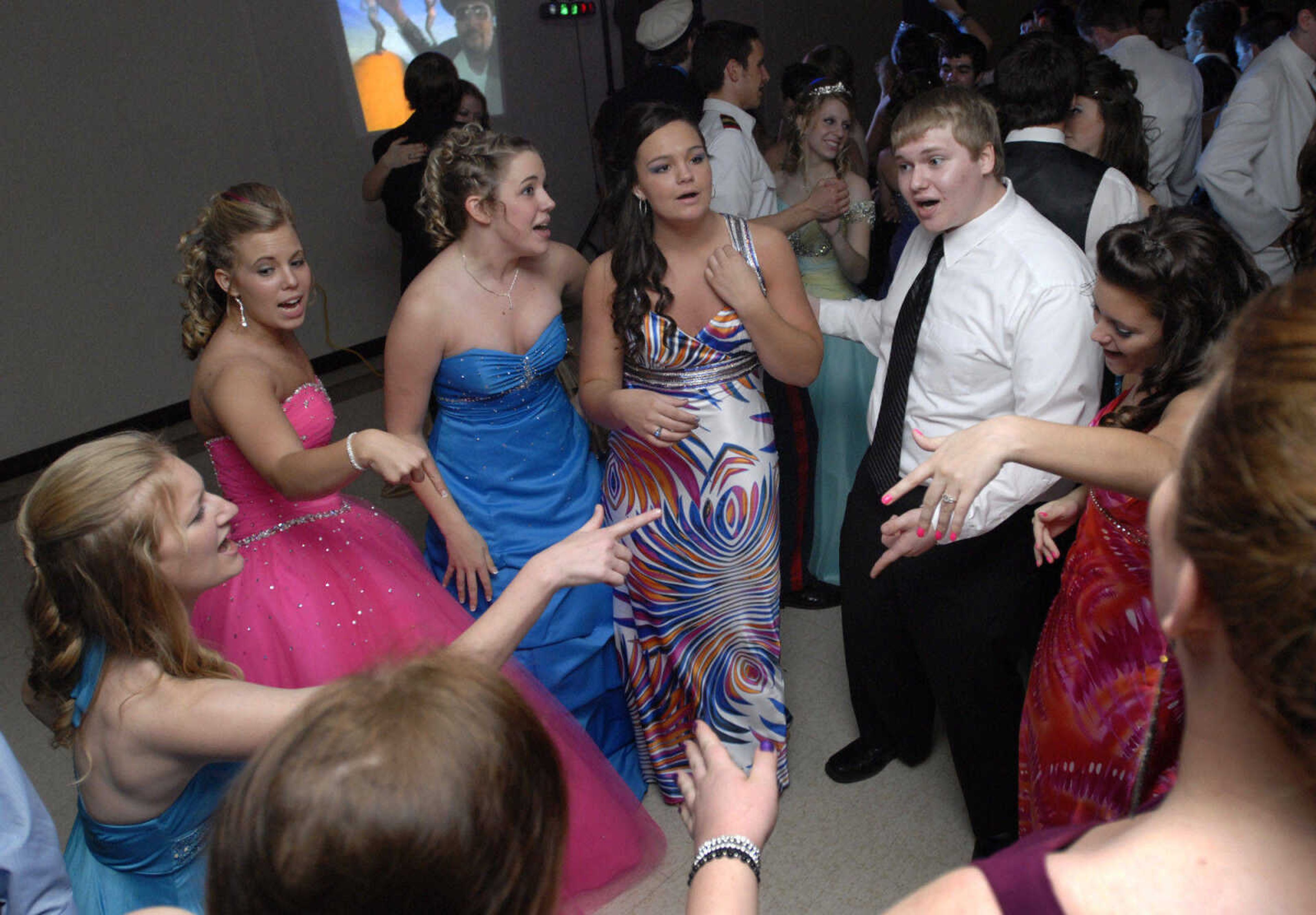 KRISTIN EBERTS ~ keberts@semissourian.com

Saxony Lutheran held their 2011 prom, titled "A Night Behind the Mask," at the Knights of Columbus Hall in Jackson on Saturday, April 9.