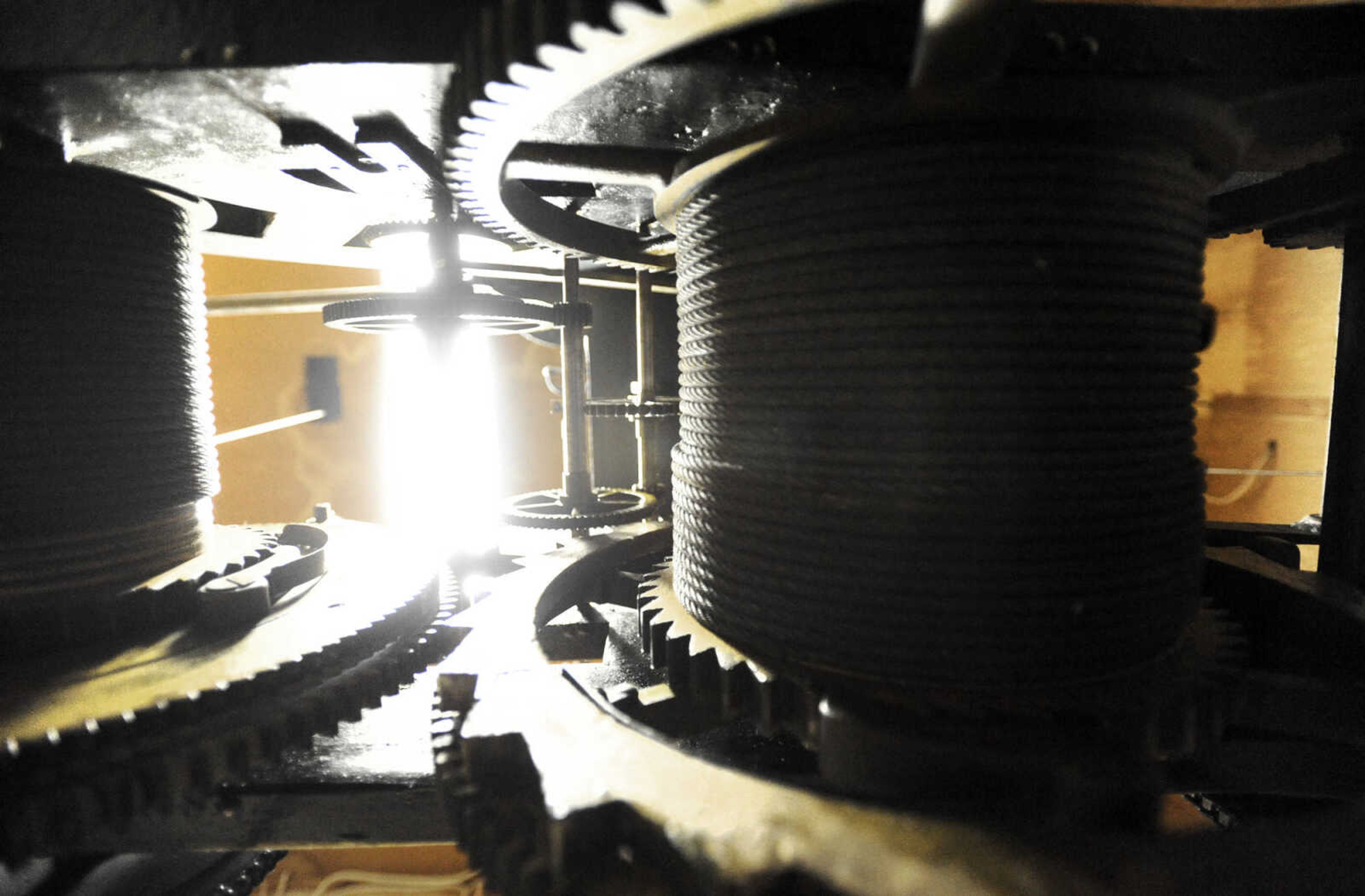 LAURA SIMON ~ lsimon@semissourian.com

Clockwork inside the dome of the Cape Girardeau County Courthouse in Jackson, Missouri, Wednesday, Feb. 18, 2015.