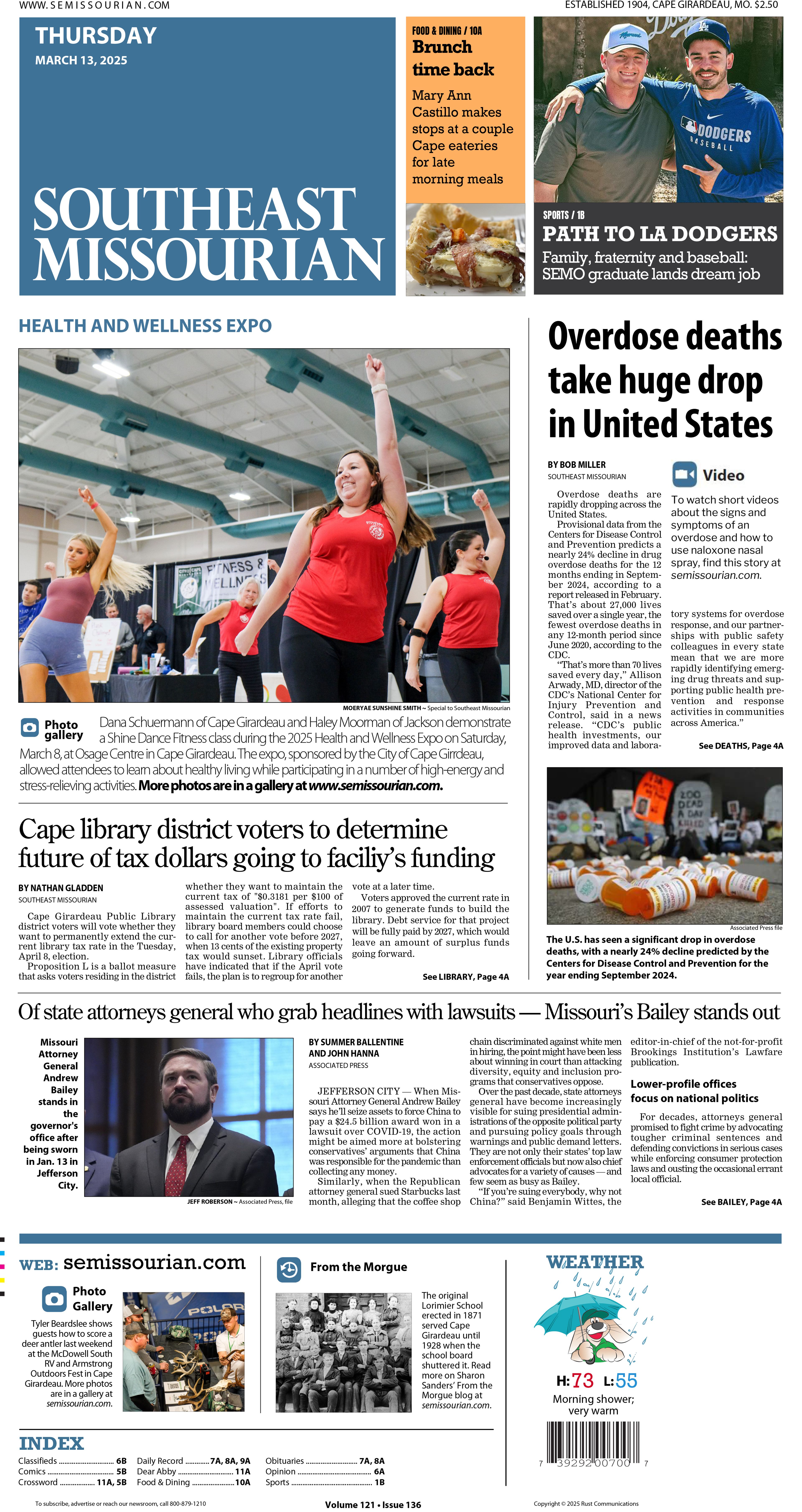 Thursday, March 13, 2025: E-Edition