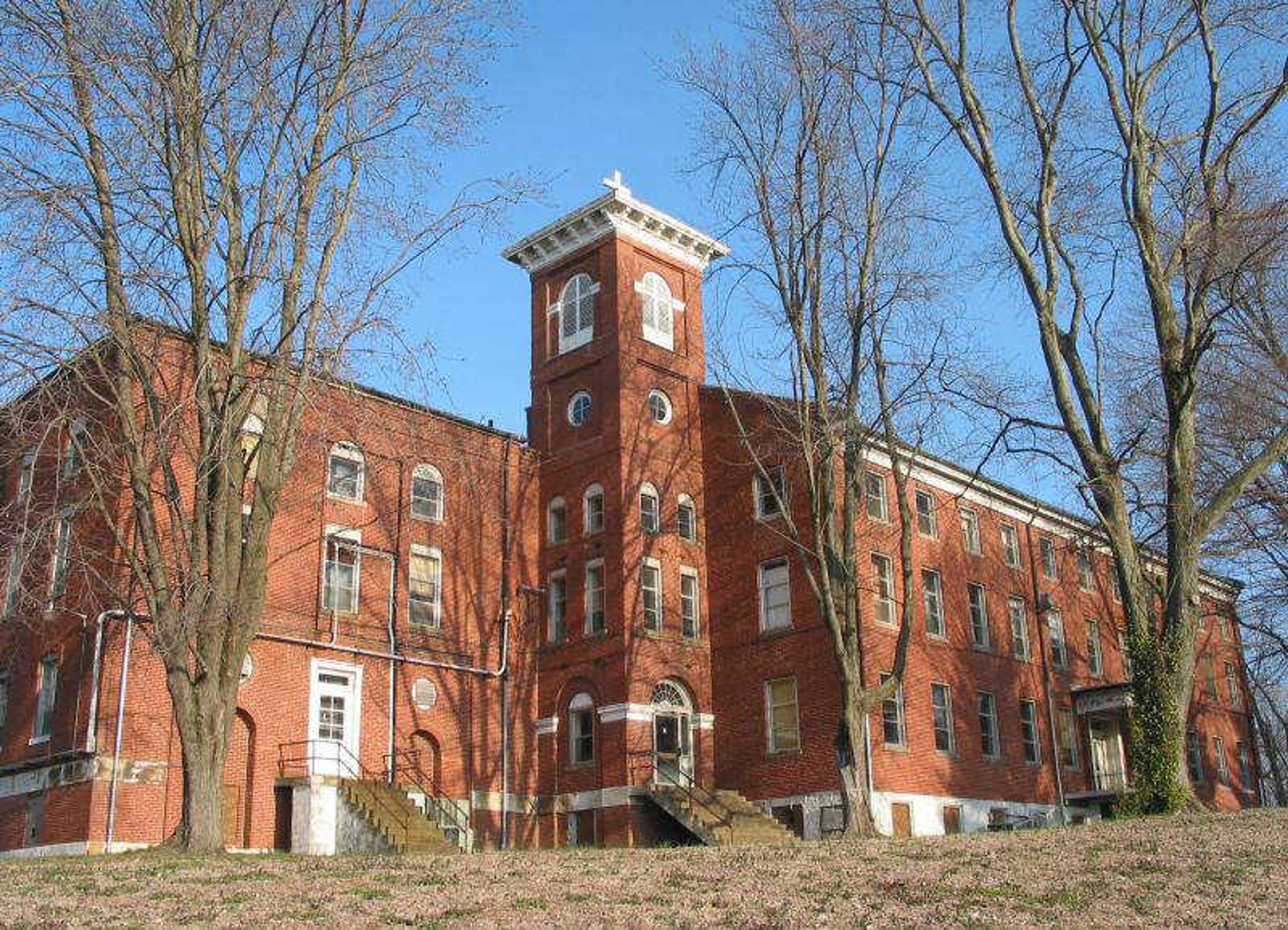 St. Vincent's College is seen before renovations to convert it into the River Campus in this undated photo.