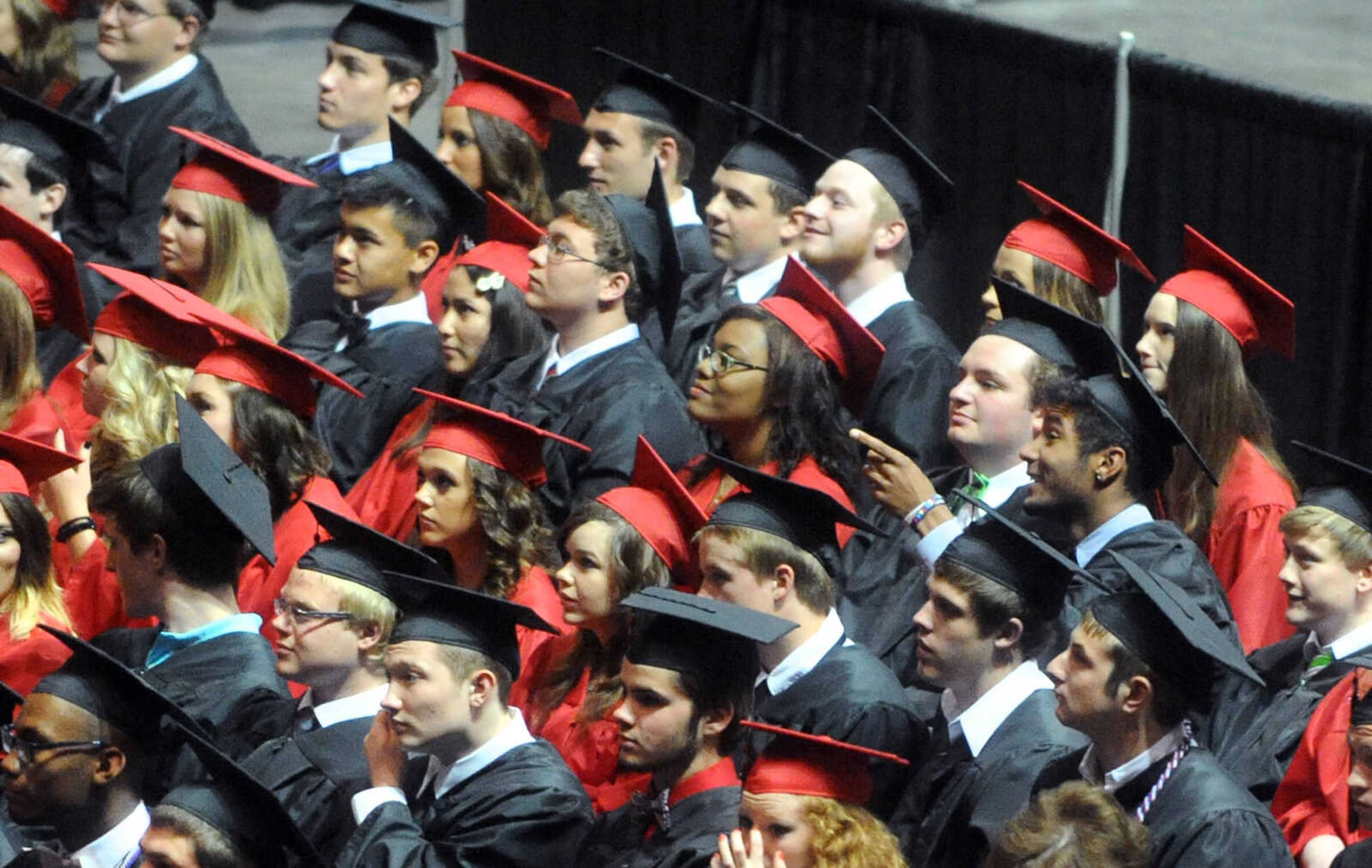 LAURA SIMON ~ lsimon@semissourian.com

Jackson Senior High School commencement, Thursday, May 21, 2015, at the Show Me Center.