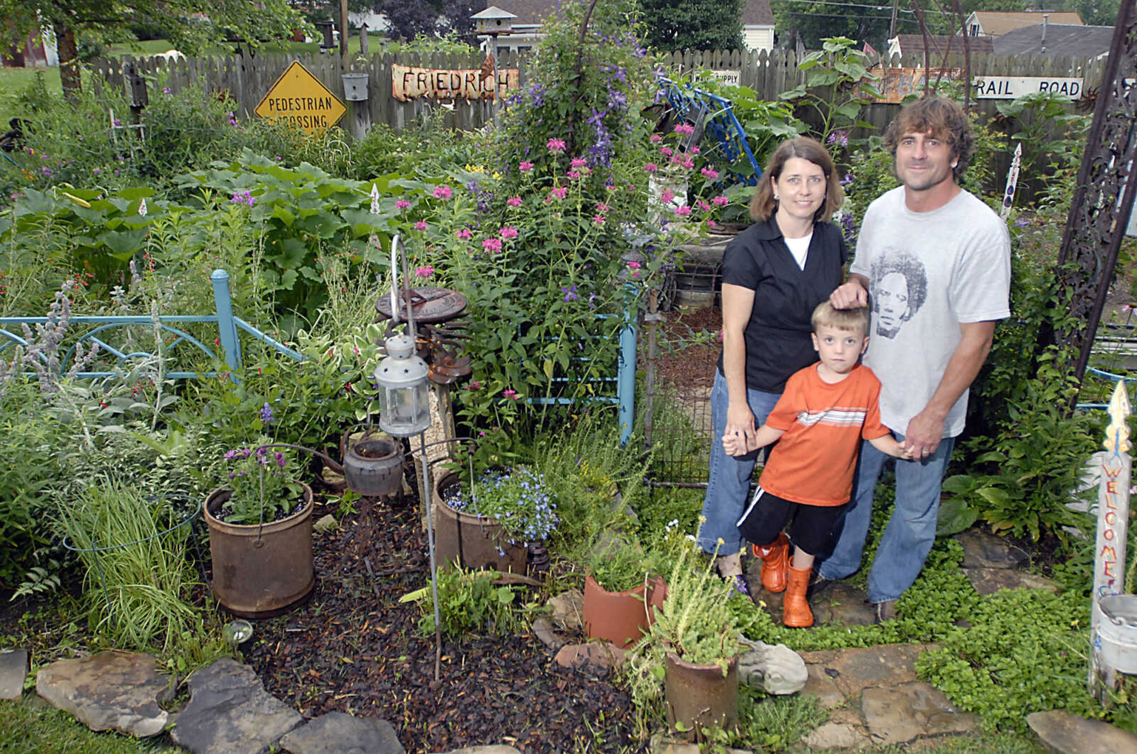 Lisa, Rob and Tate Friedrich at their home in Jackson.