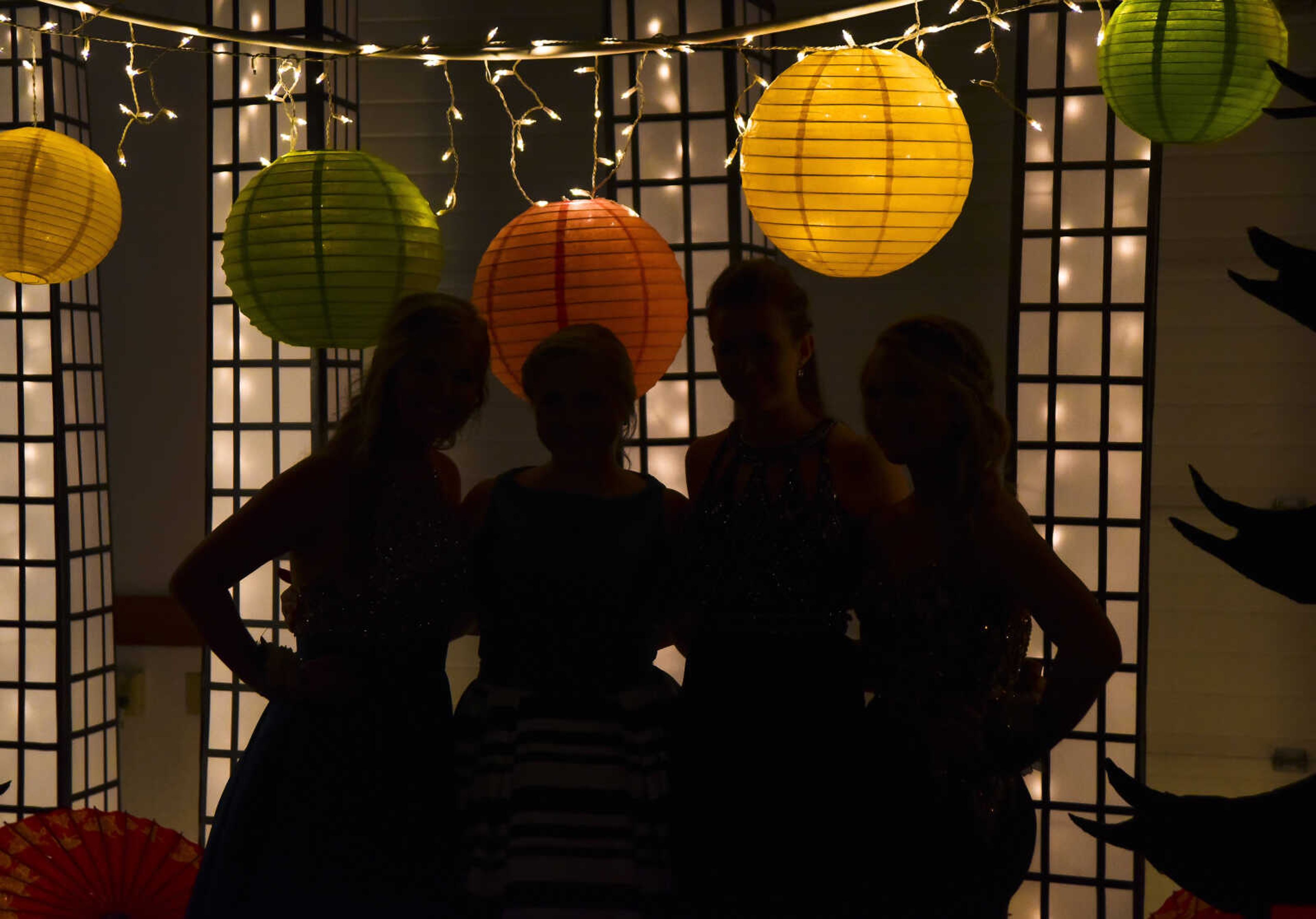 Students enjoy themselves during the Notre Dame prom Friday, May 5, 2017 at the Bavarian Halle in Jackson.