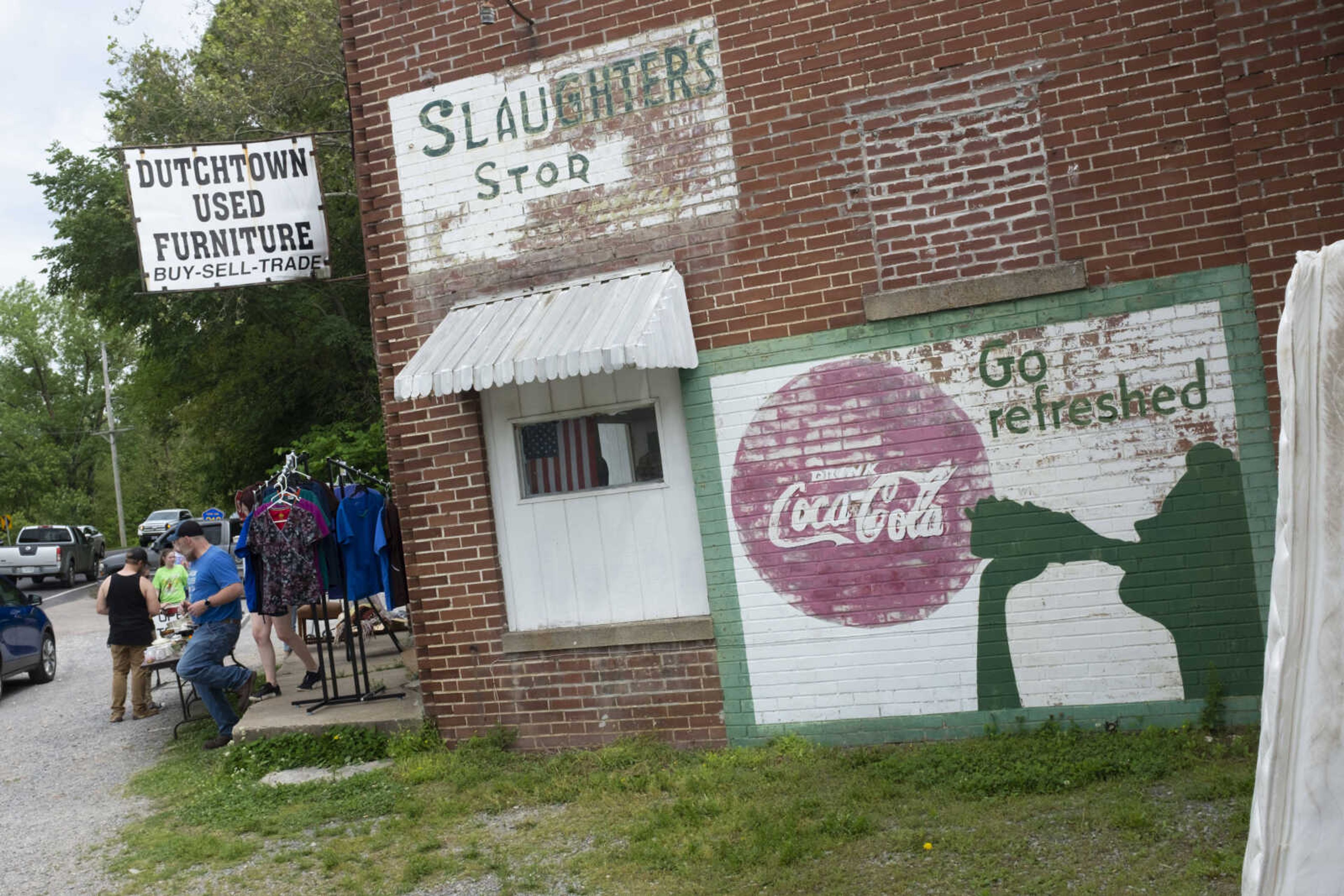 A sale takes place in Dutchtown during the 100-Mile Yard Sale on Saturday, May 23, 2020, along Highway 25.&nbsp;