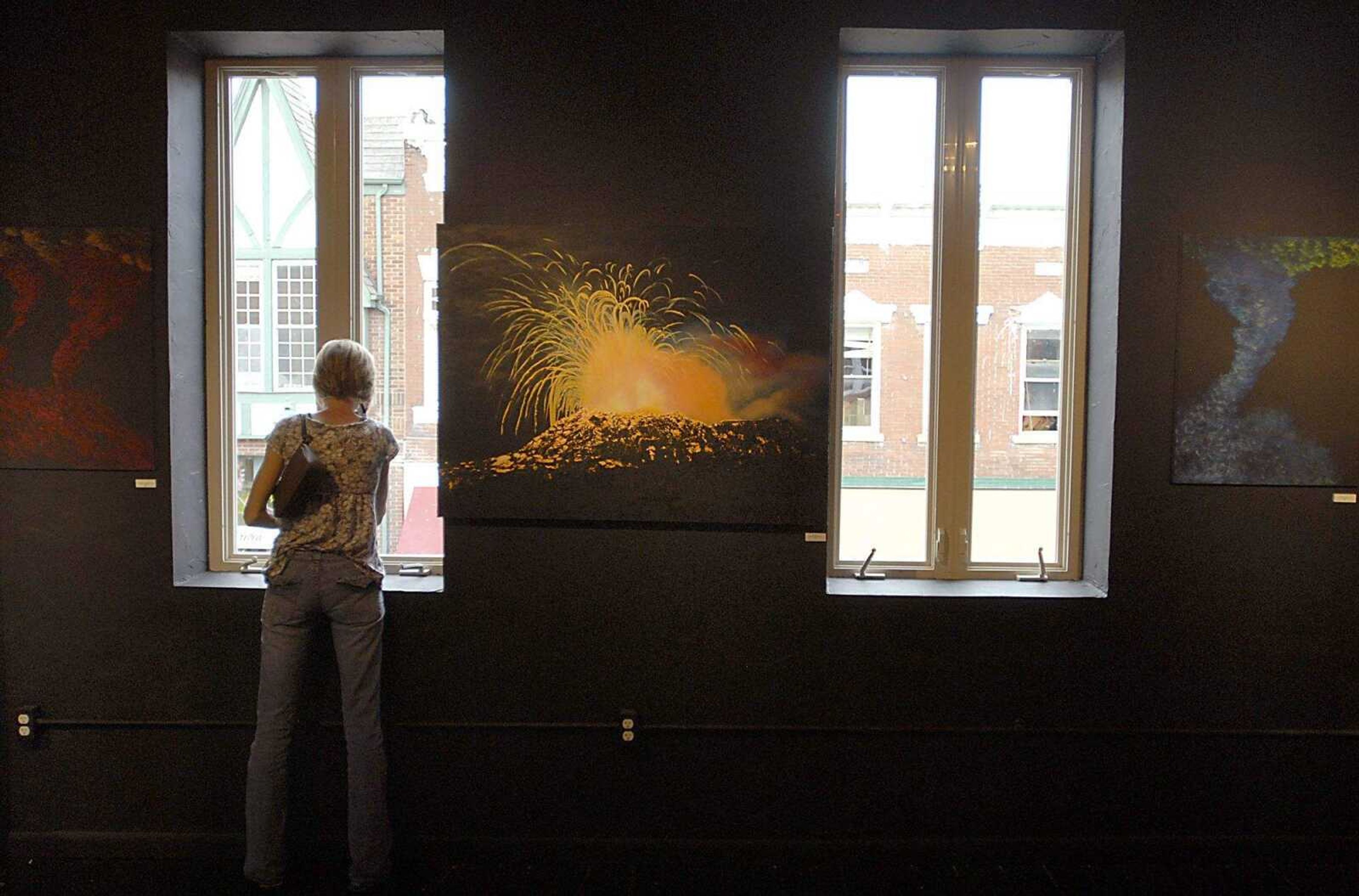 KIT DOYLE ~ kdoyle@semissourian.com
Lynn Robey's work at Gallery 125 during First Friday events.