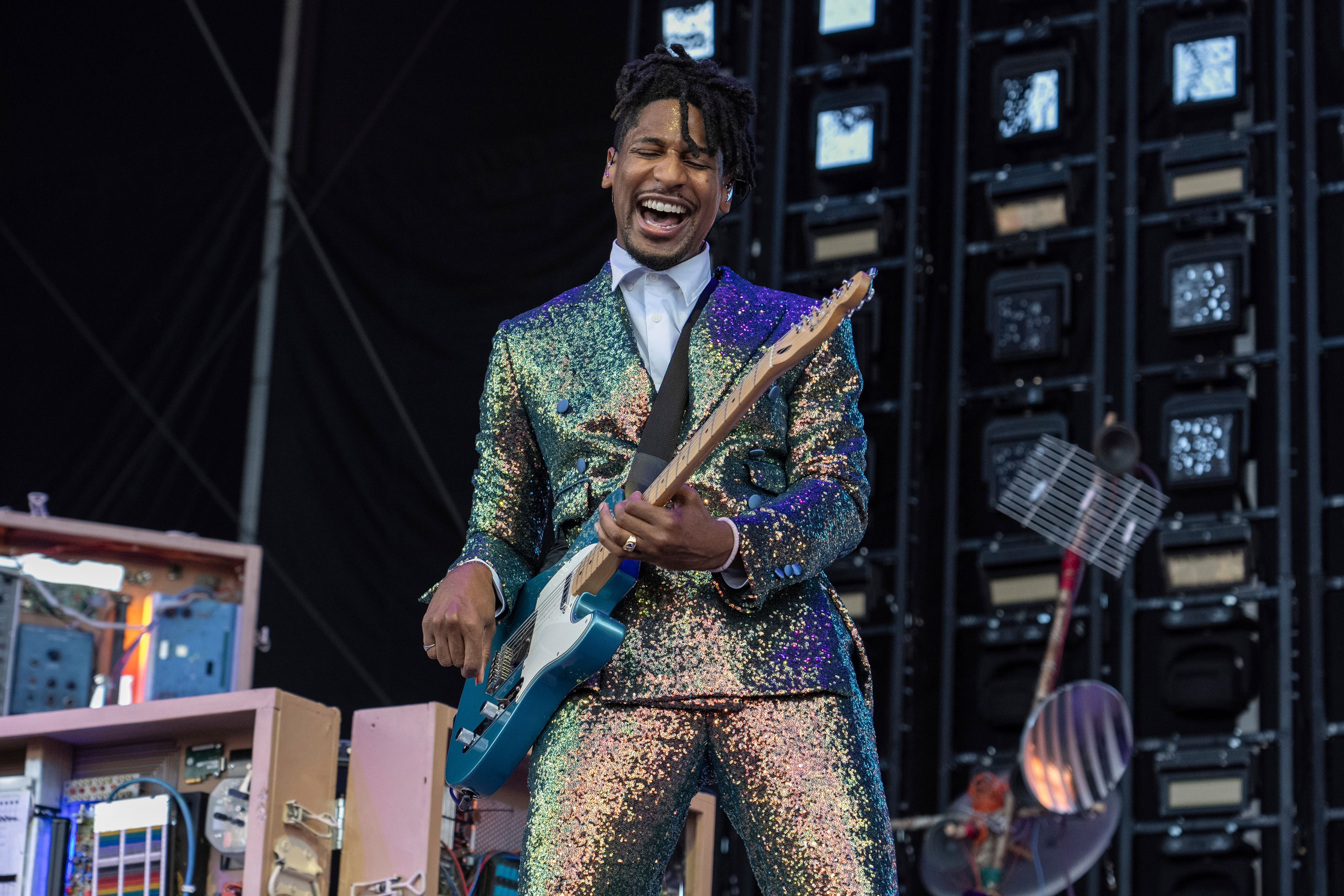 FILE - Jon Batiste performs during the Bonnaroo Music & Arts Festival, June 15, 2024, in Manchester, Tenn. (Photo by Amy Harris/Invision/AP, File)