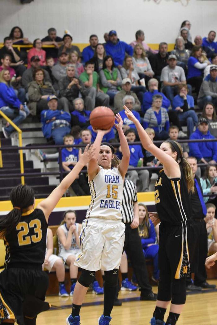 Youthful Oran girls basketball team falls short against Naylor in Clas...