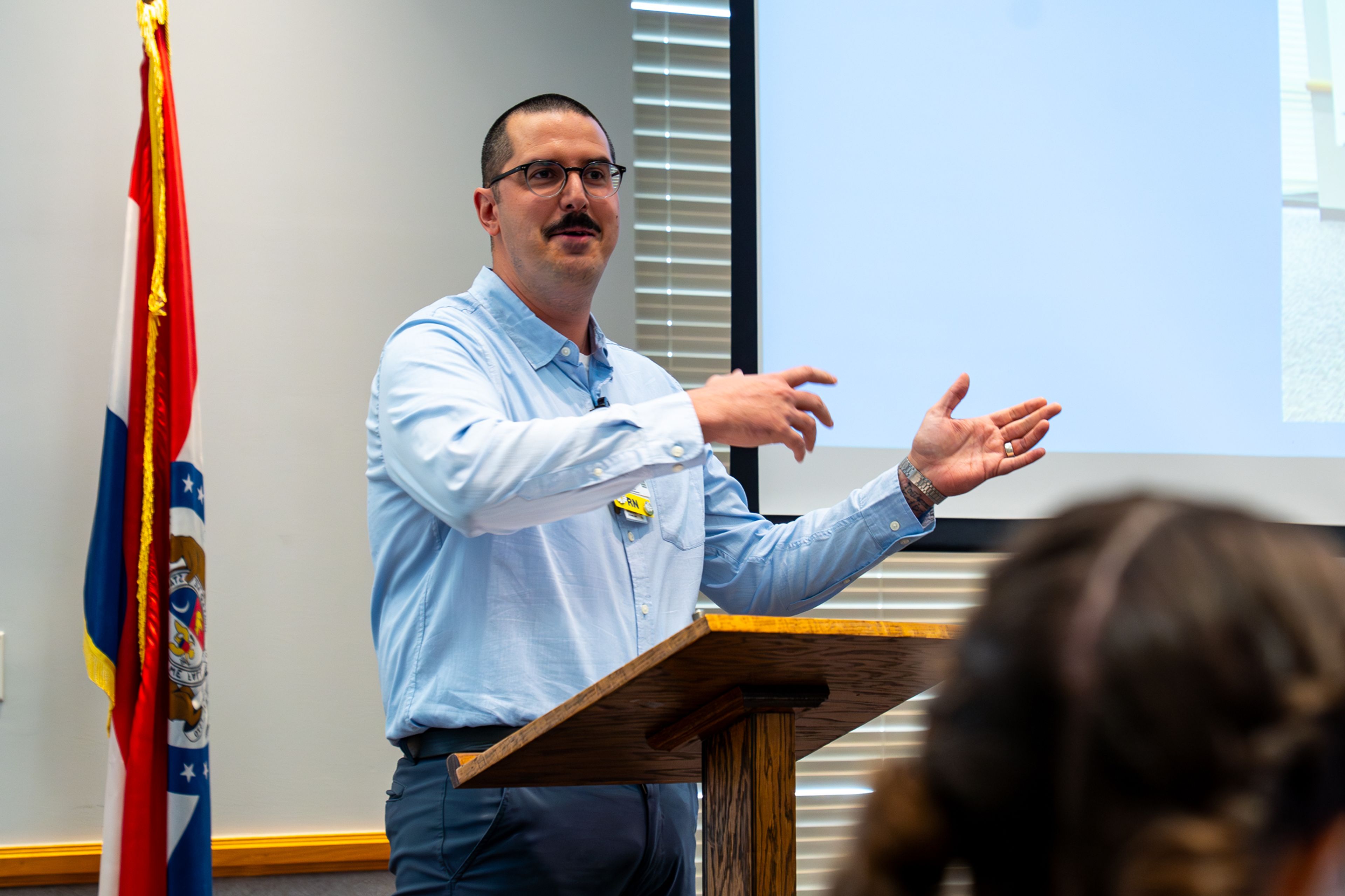National Nurses Week: Matt Lynn walks nursing path to teaching others at Saint Francis