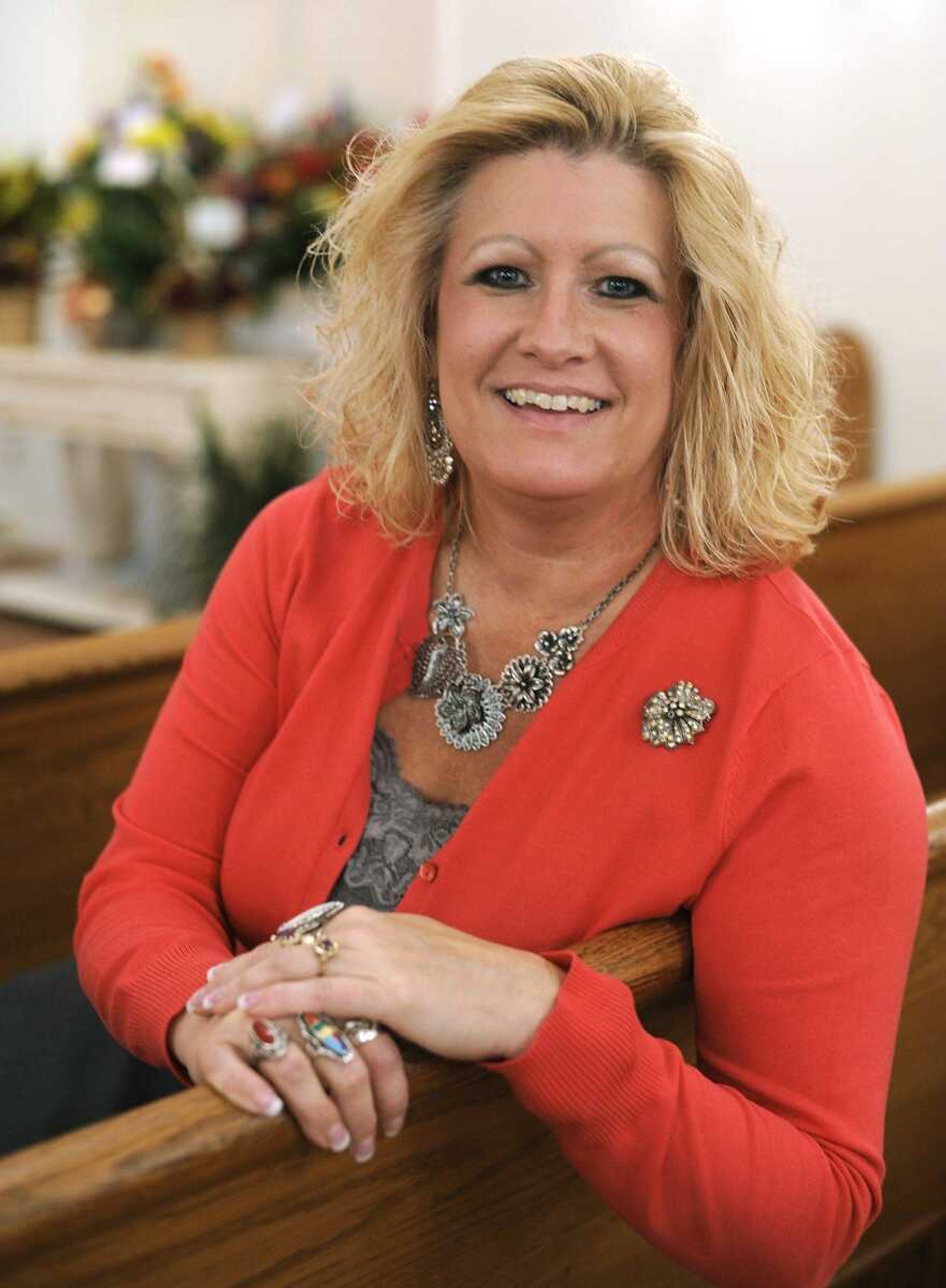 Christi Dockins Guilliams, a funeral director with McCombs Funeral Homes, poses for a photo Friday,  Sept. 25, 2015 in Jackson. (Fred Lynch)