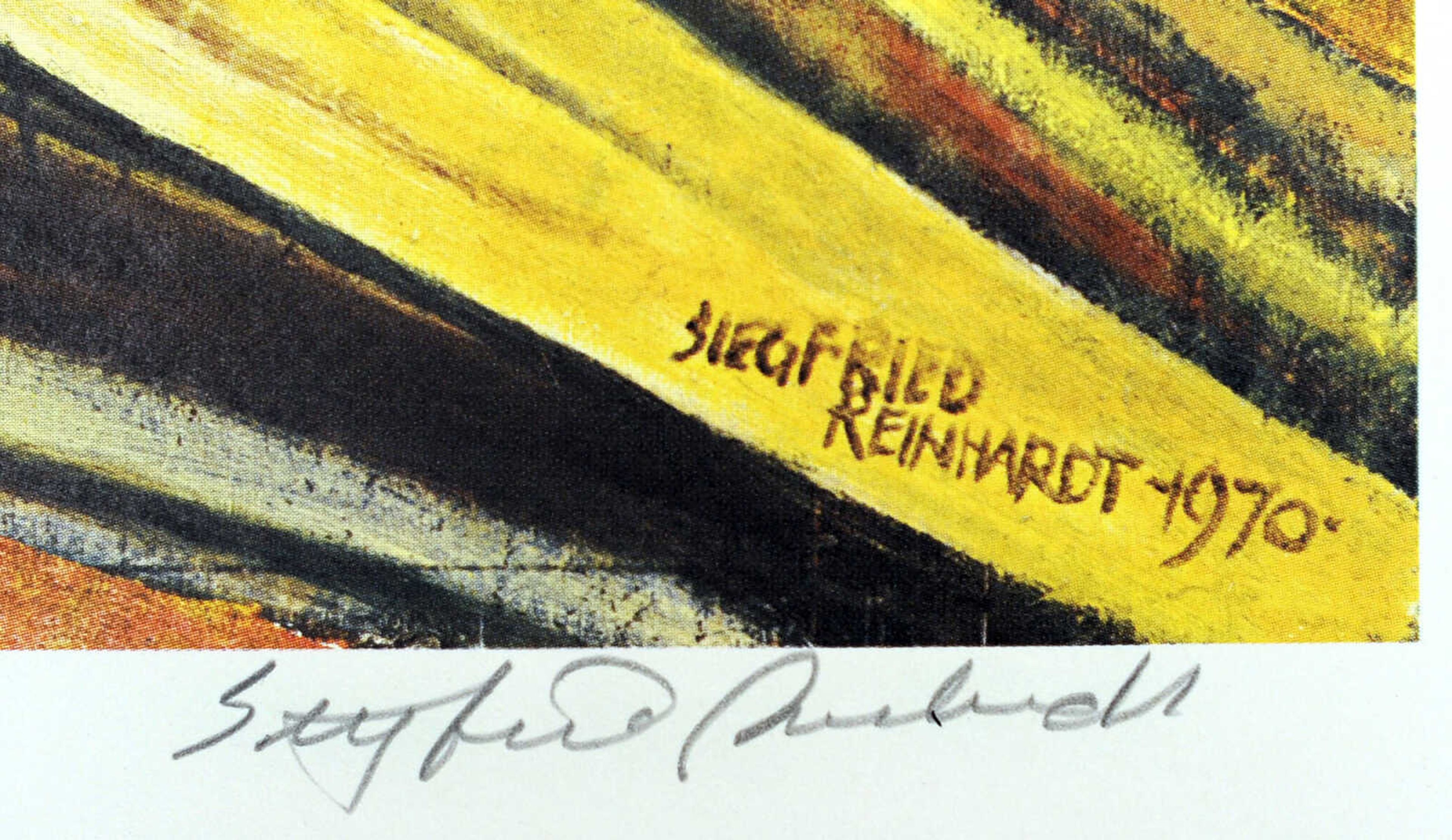 This print was signed by Siegfried Reinhardt.